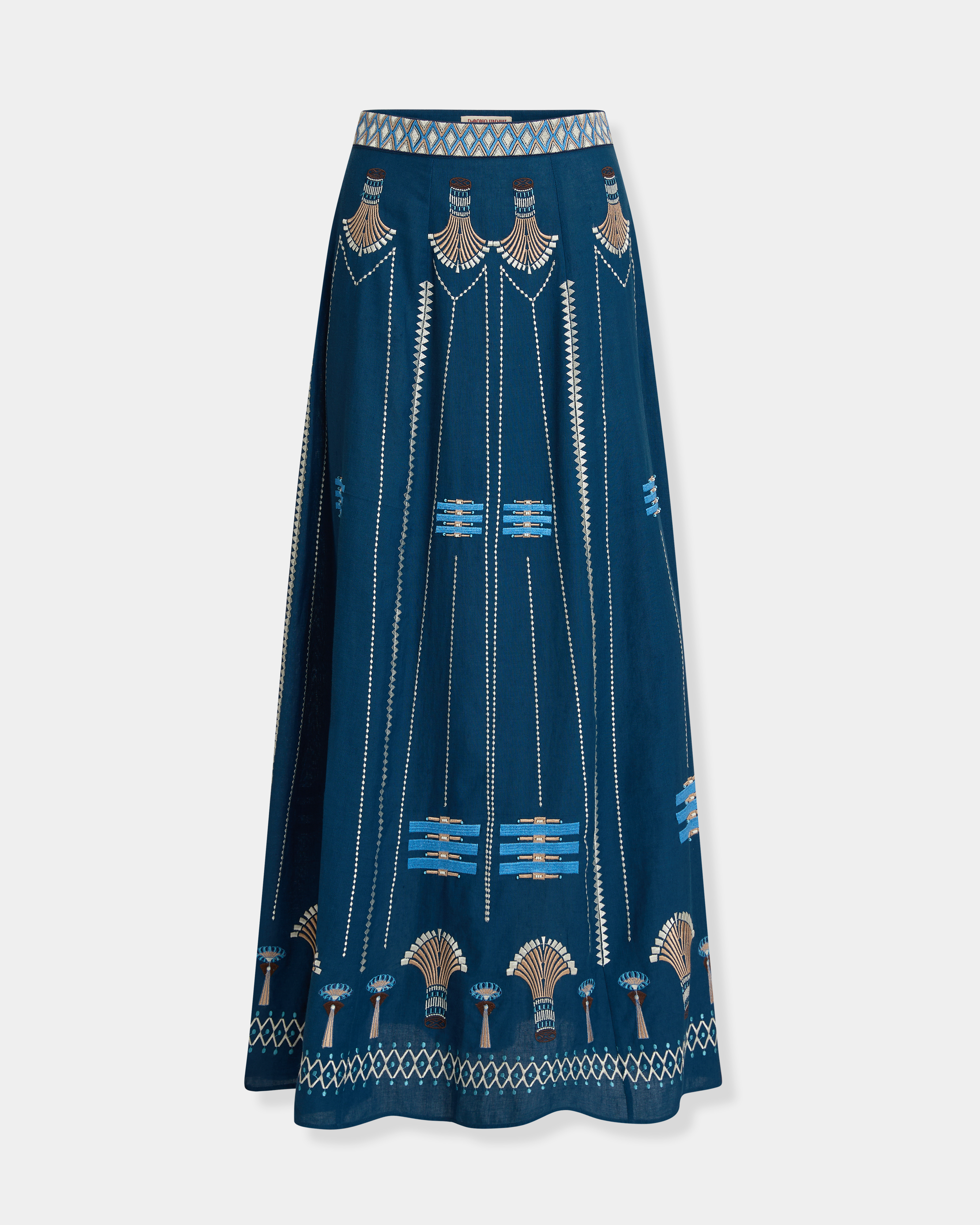 Camille Skirt with Ballerina Embroidery