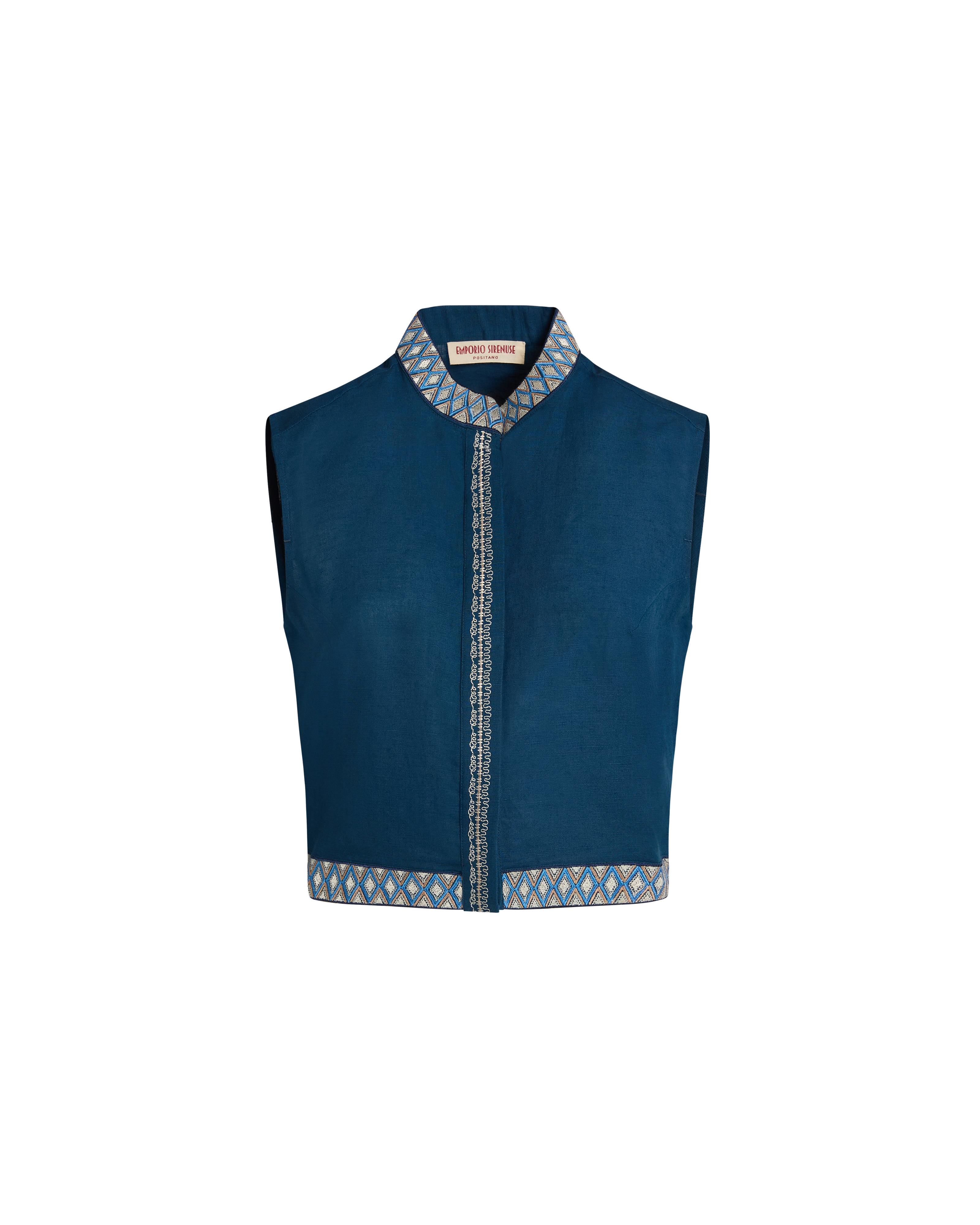 Andorra Top with Ballerina Embroidery