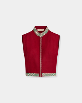 Andorra Top with Ballerina Embroidery