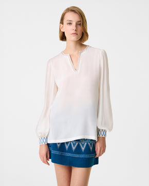 Vera Shirt with Ballerina Embroidery