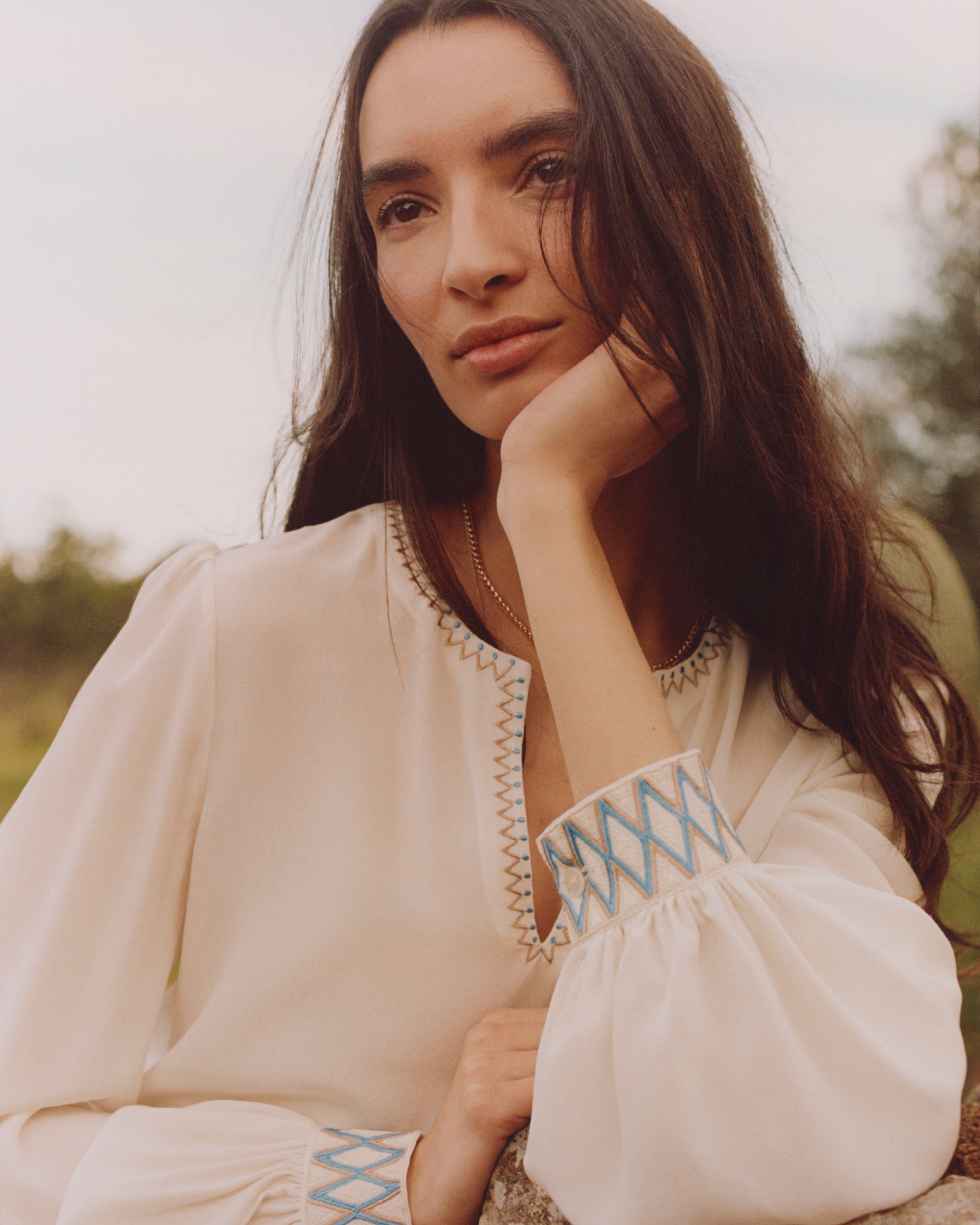 Vera Shirt with Ballerina Embroidery