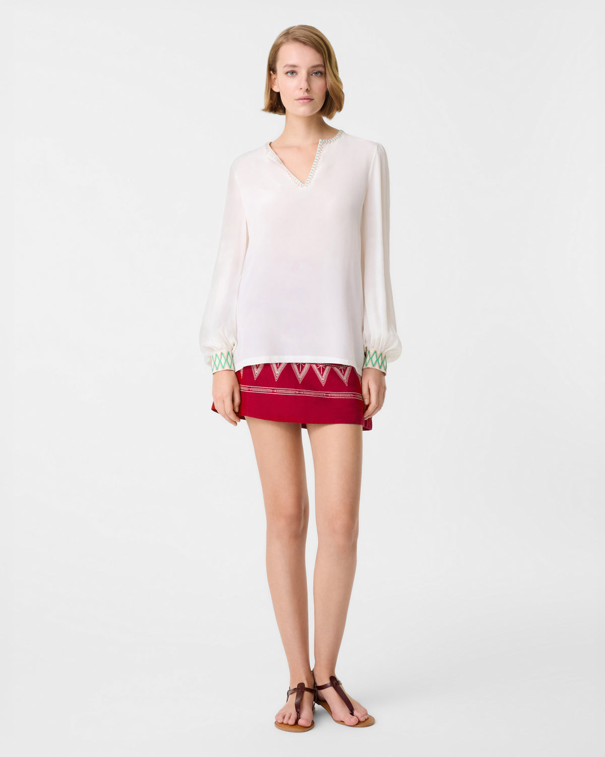 Vera Shirt with Ballerina Embroidery