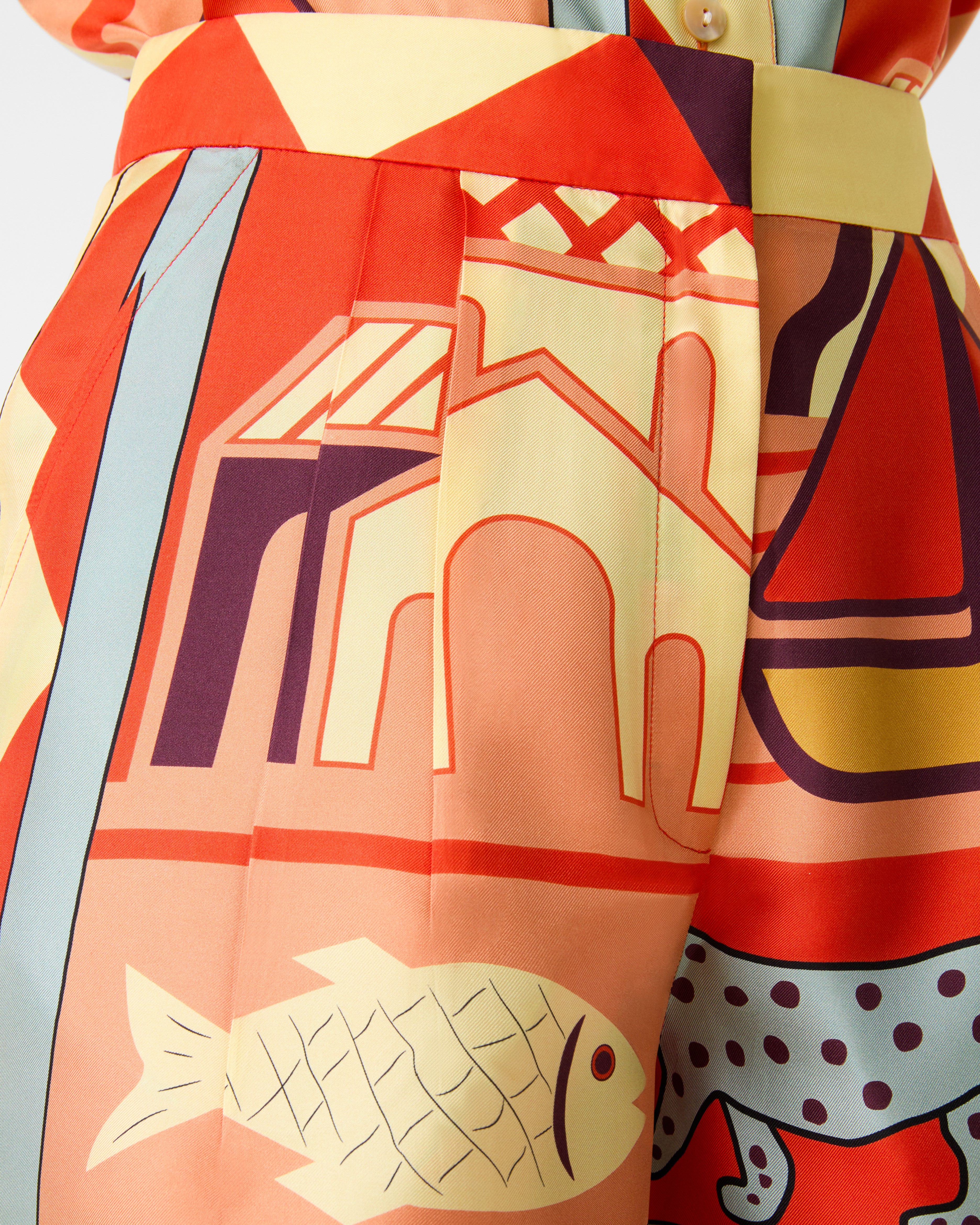 Tamu Shorts in Louis Barthélemy Print