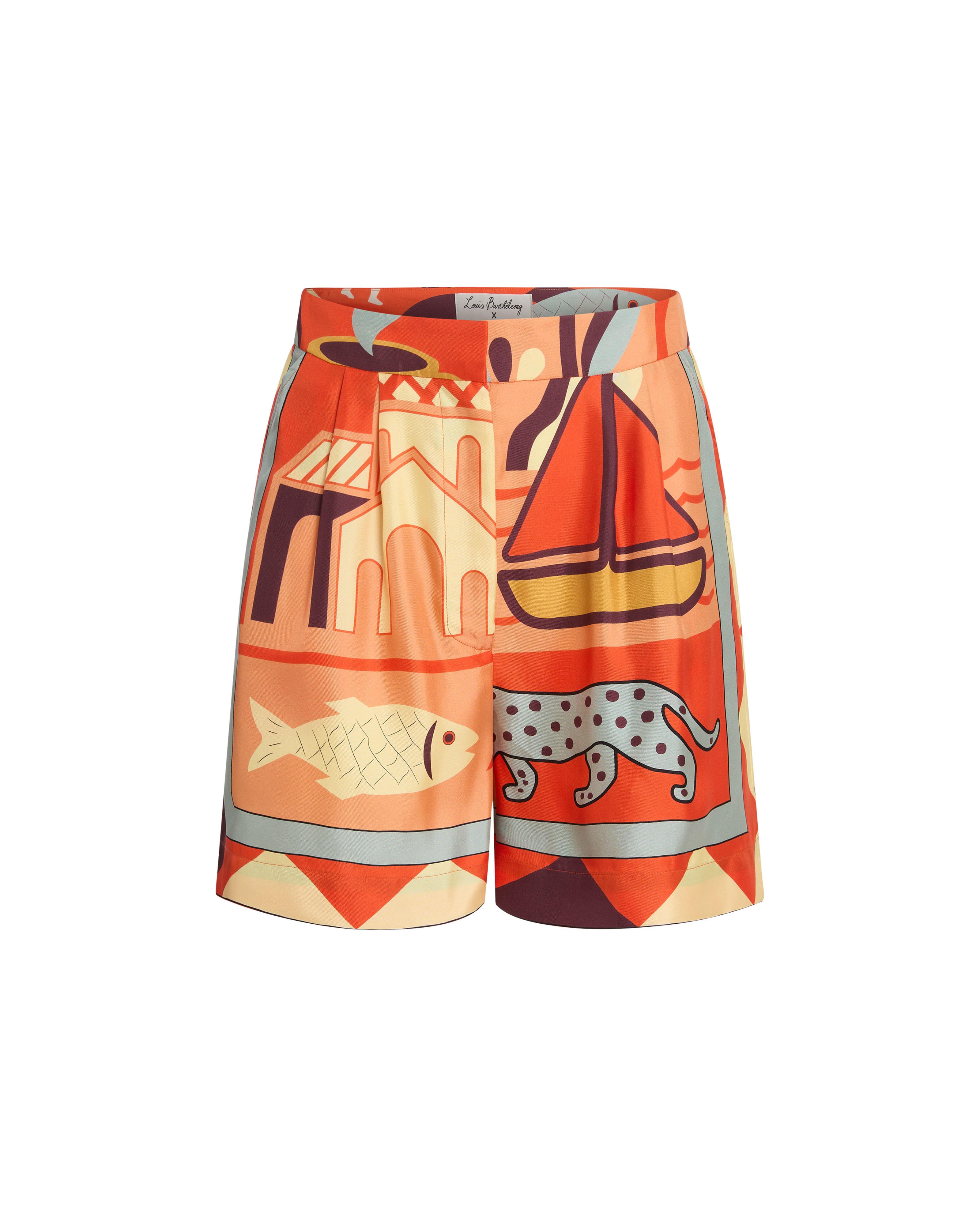 Tamu Shorts in Louis Barthélemy Print