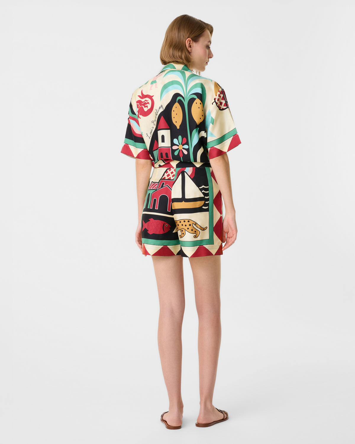 Tamu Shorts in Louis Barthélemy Print