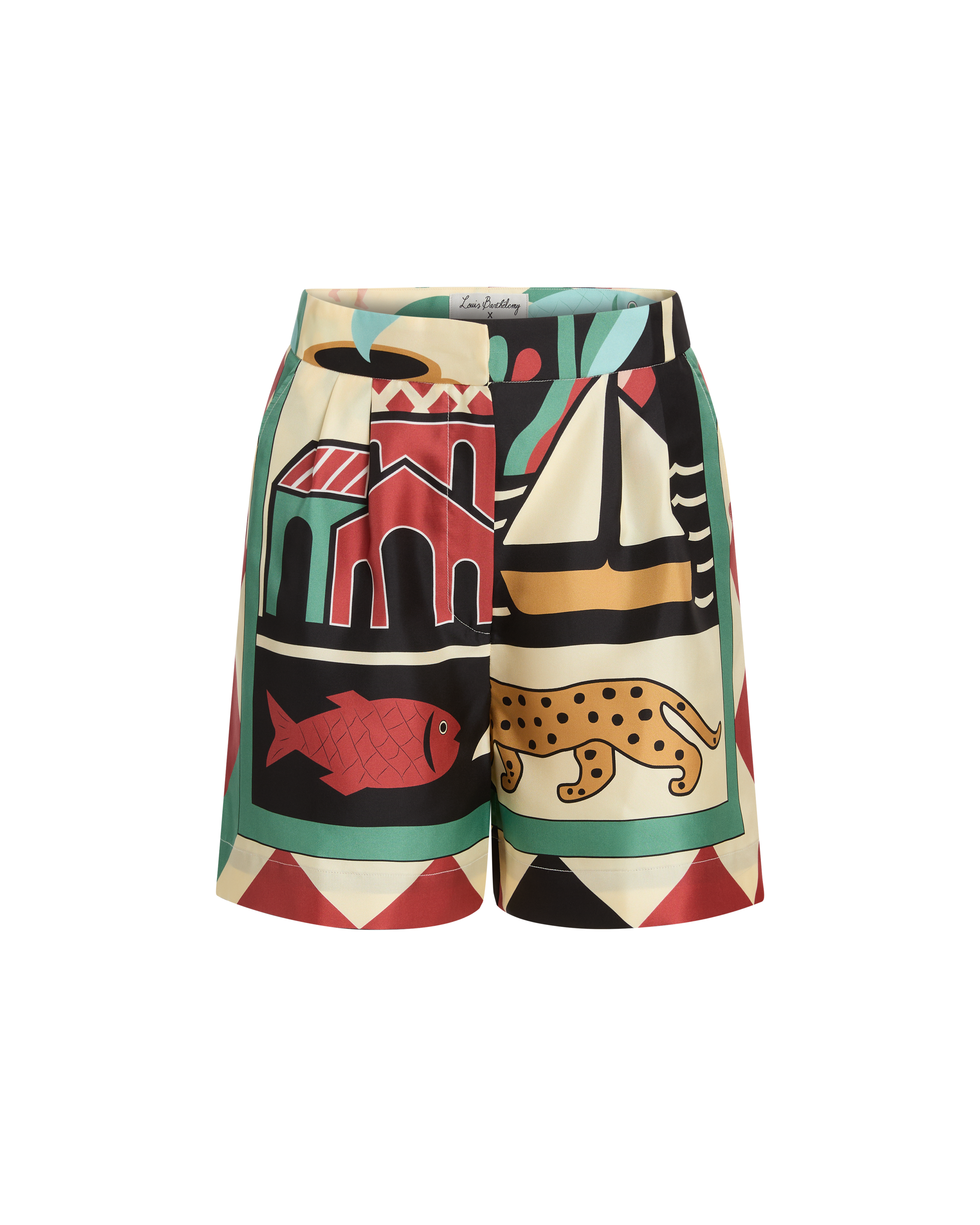 Tamu Shorts in Louis Barthélemy Print