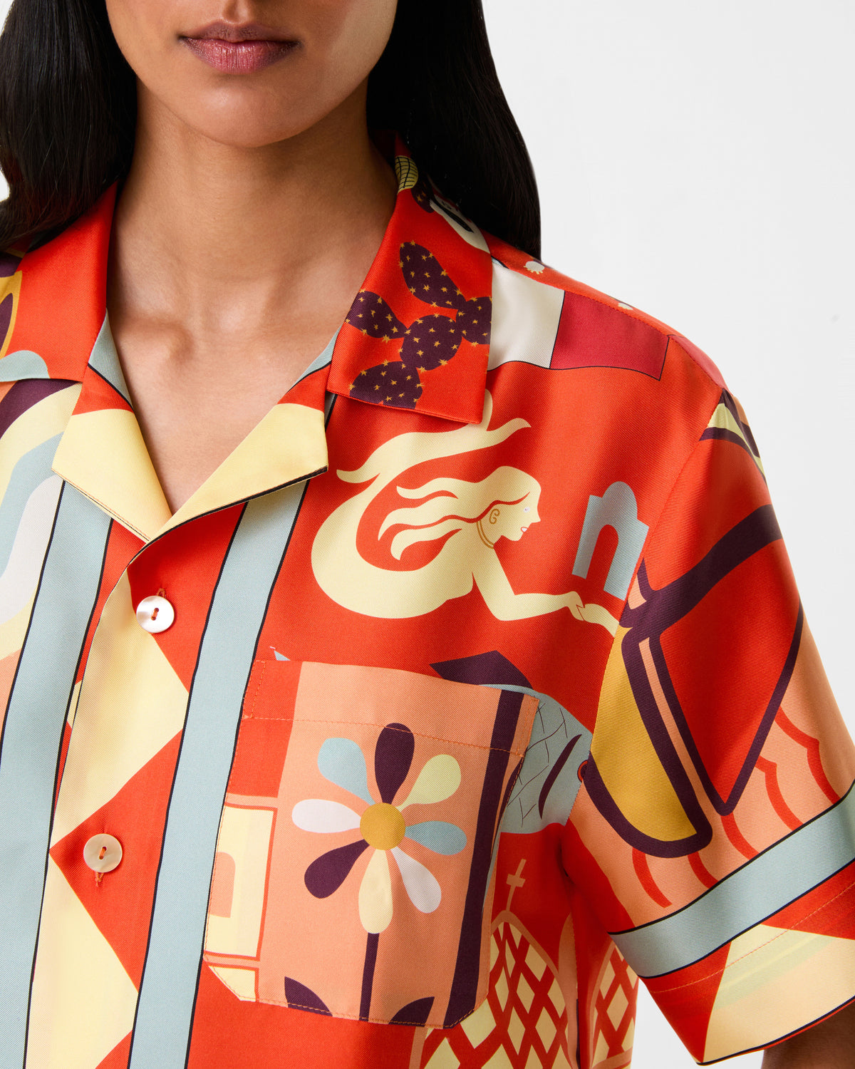 Hawaiian Shirt in Louis Barthélemy Print