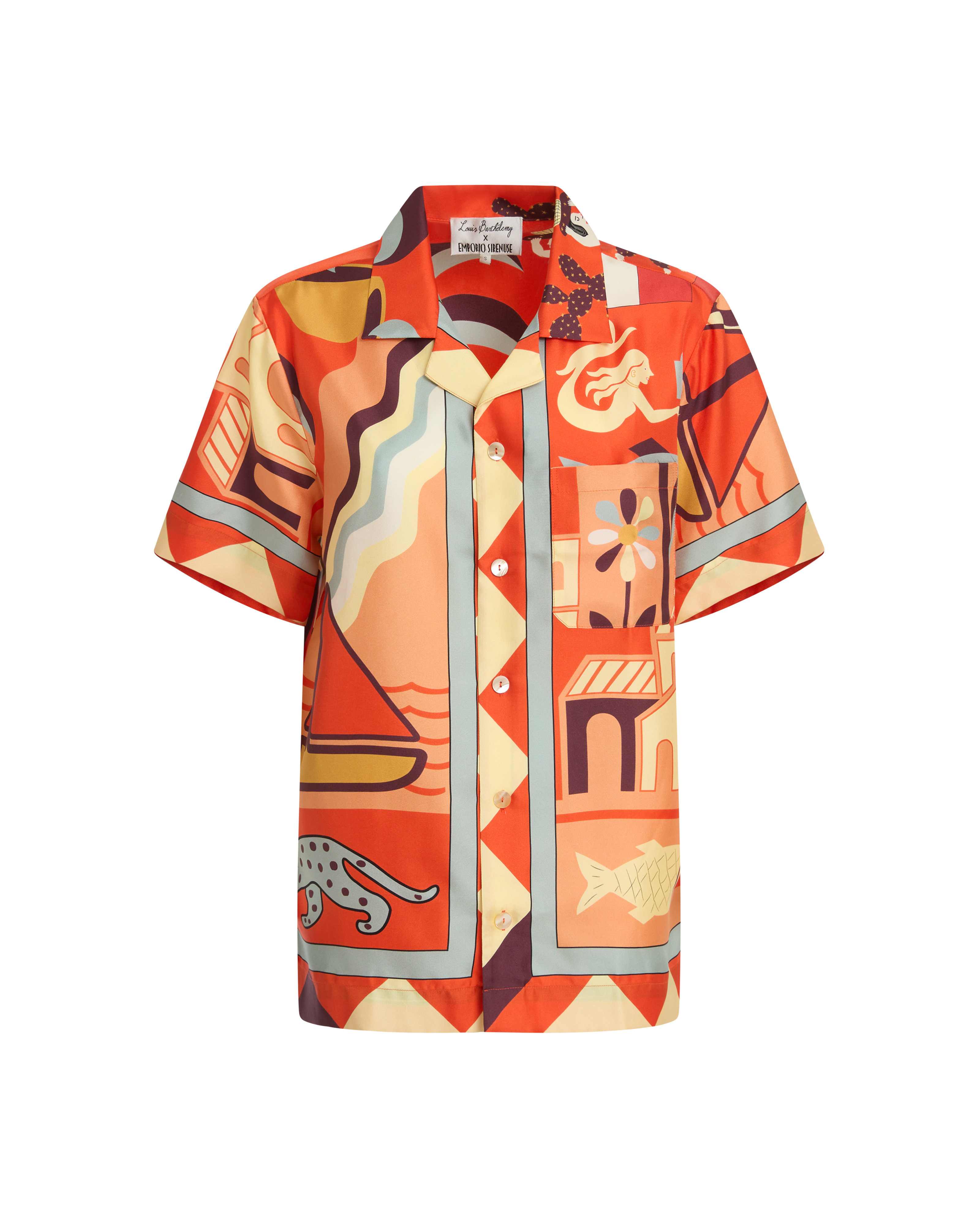 Hawaiian Shirt in Louis Barthélemy Print