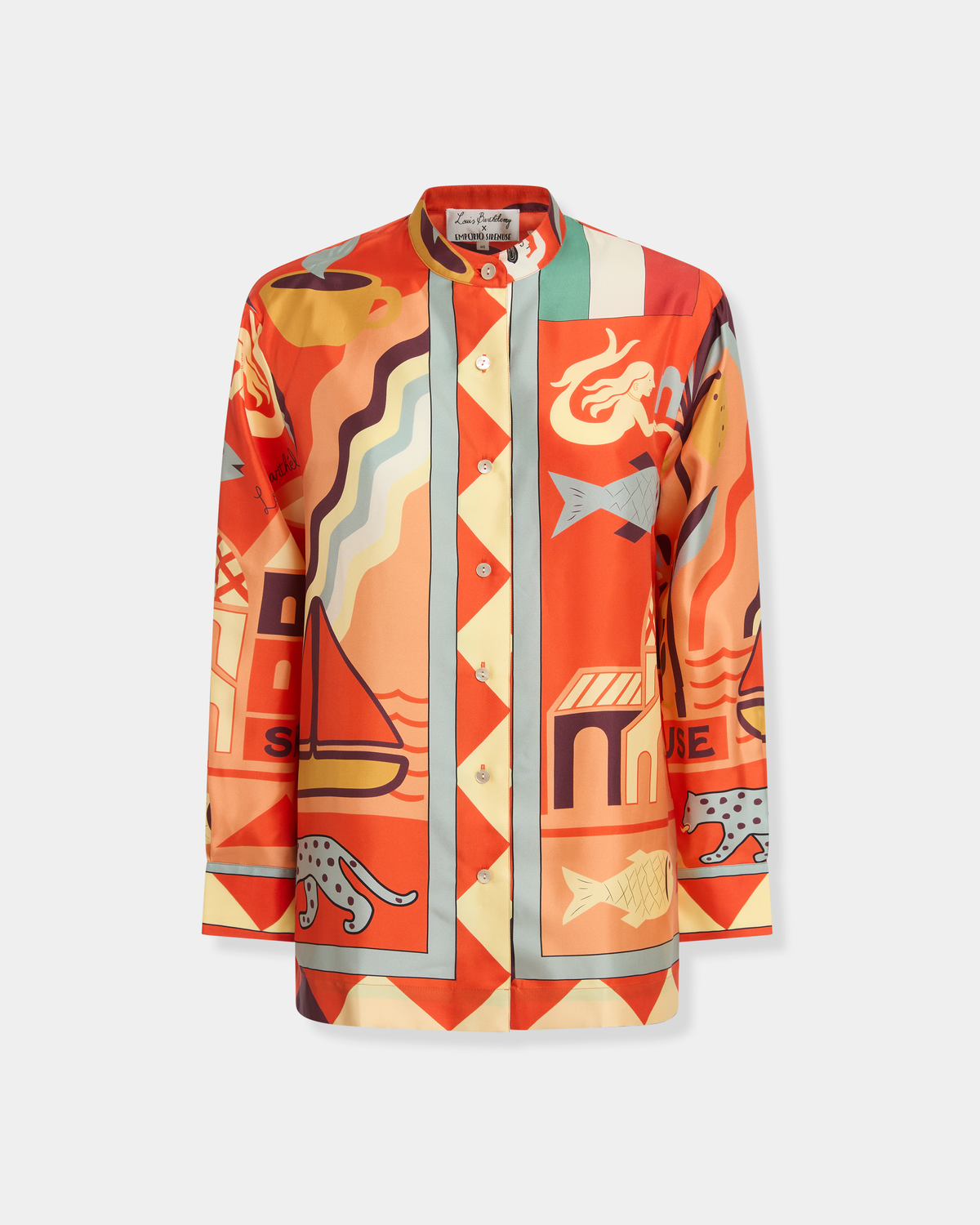Kelsy Shirt in Louis Barthélemy Print