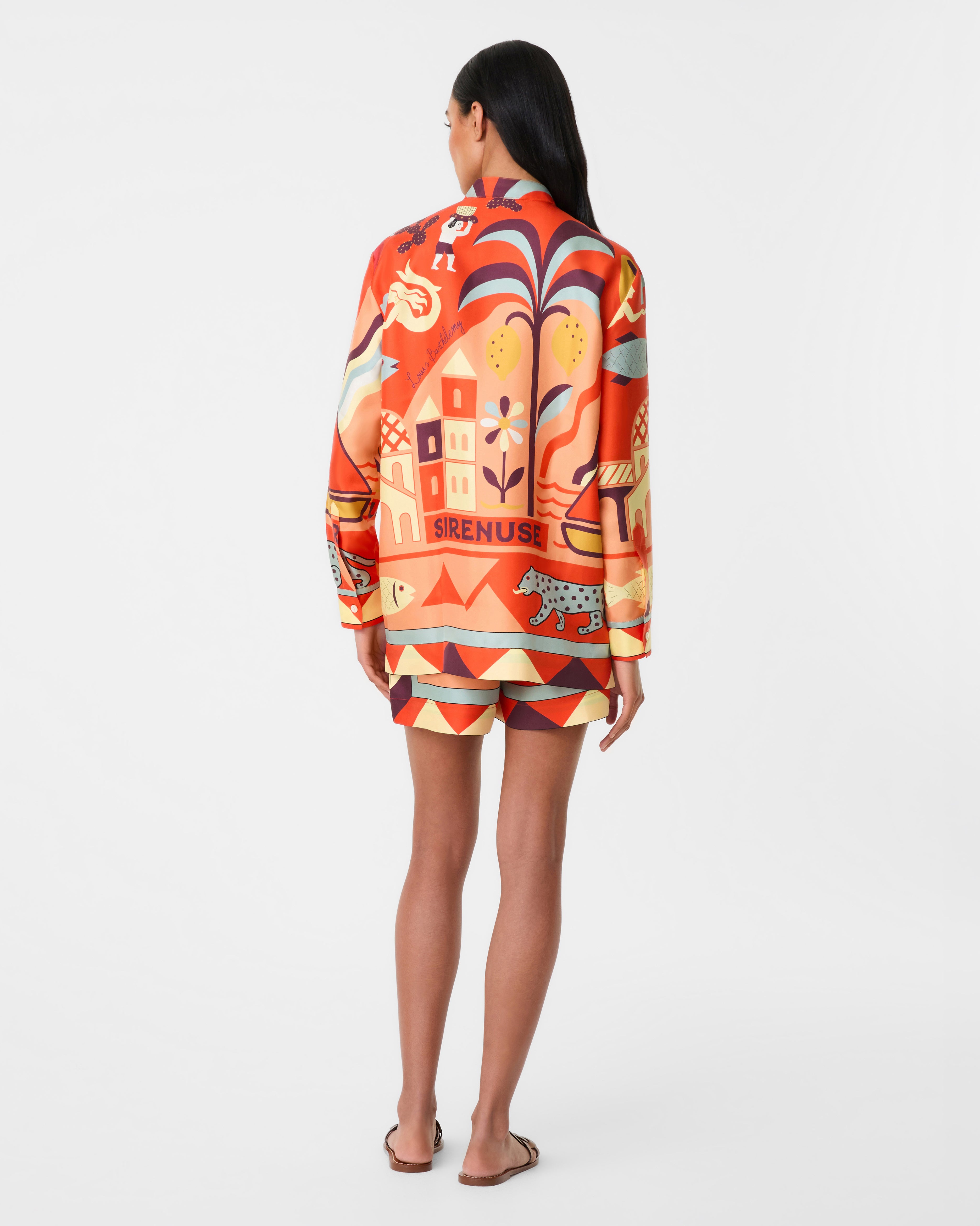 Kelsy Shirt in Louis Barthélemy Print