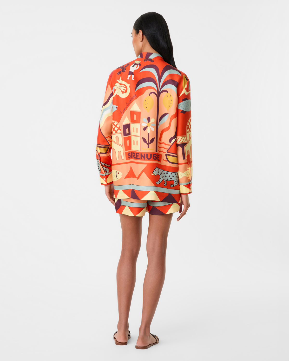 Kelsy Shirt in Louis Barthélemy Print