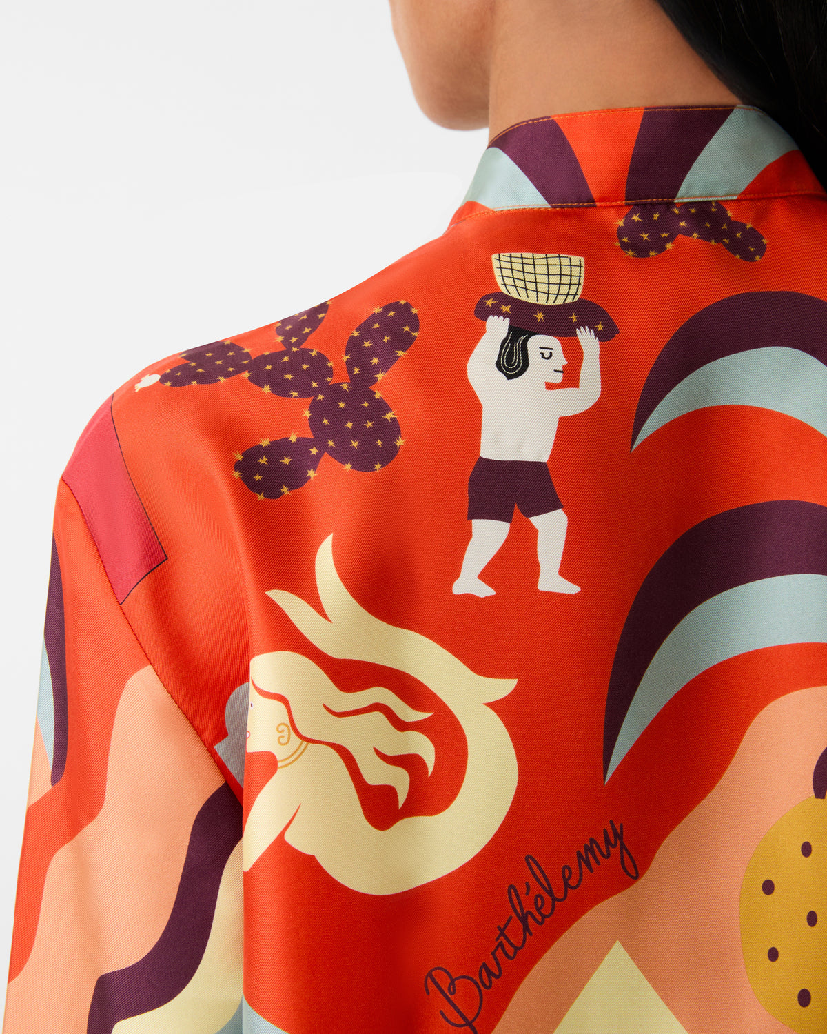 Kelsy Shirt in Louis Barthélemy Print