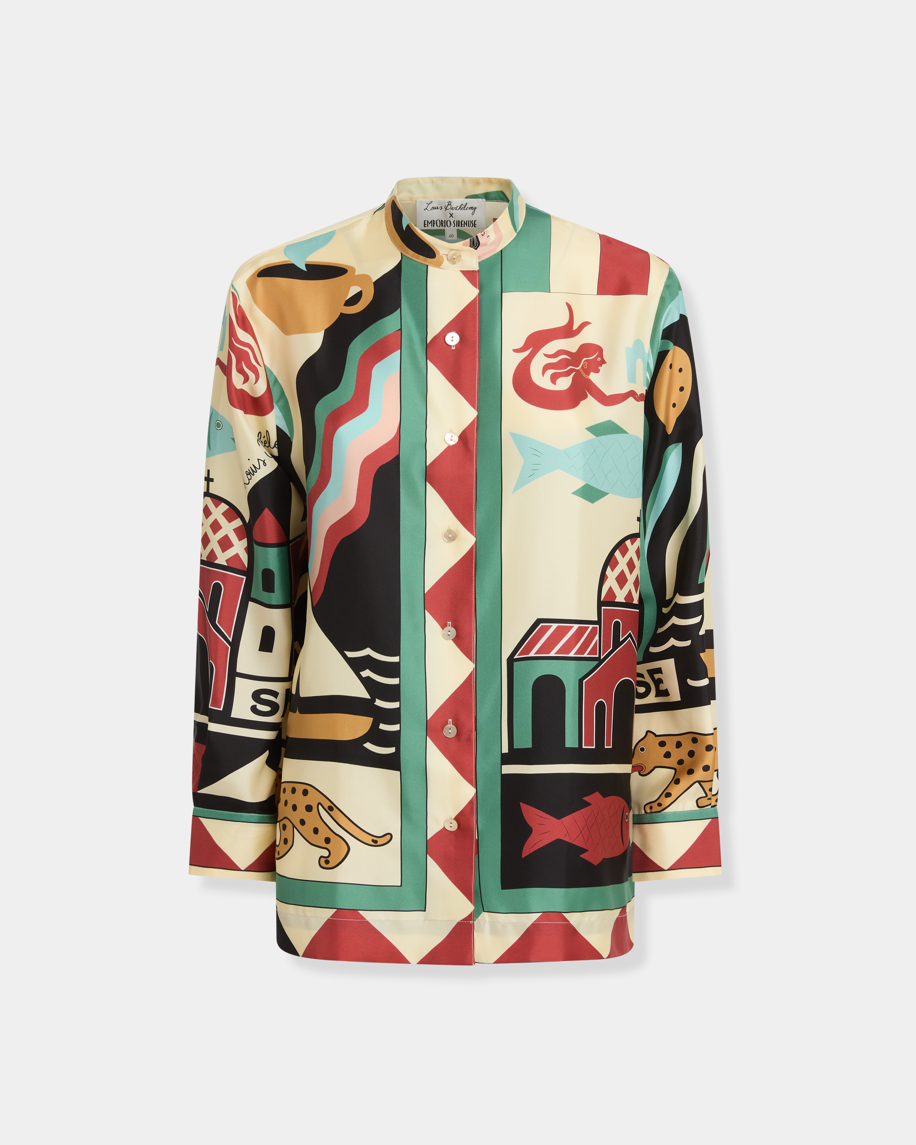 Kelsy Shirt in Louis Barthélemy Print