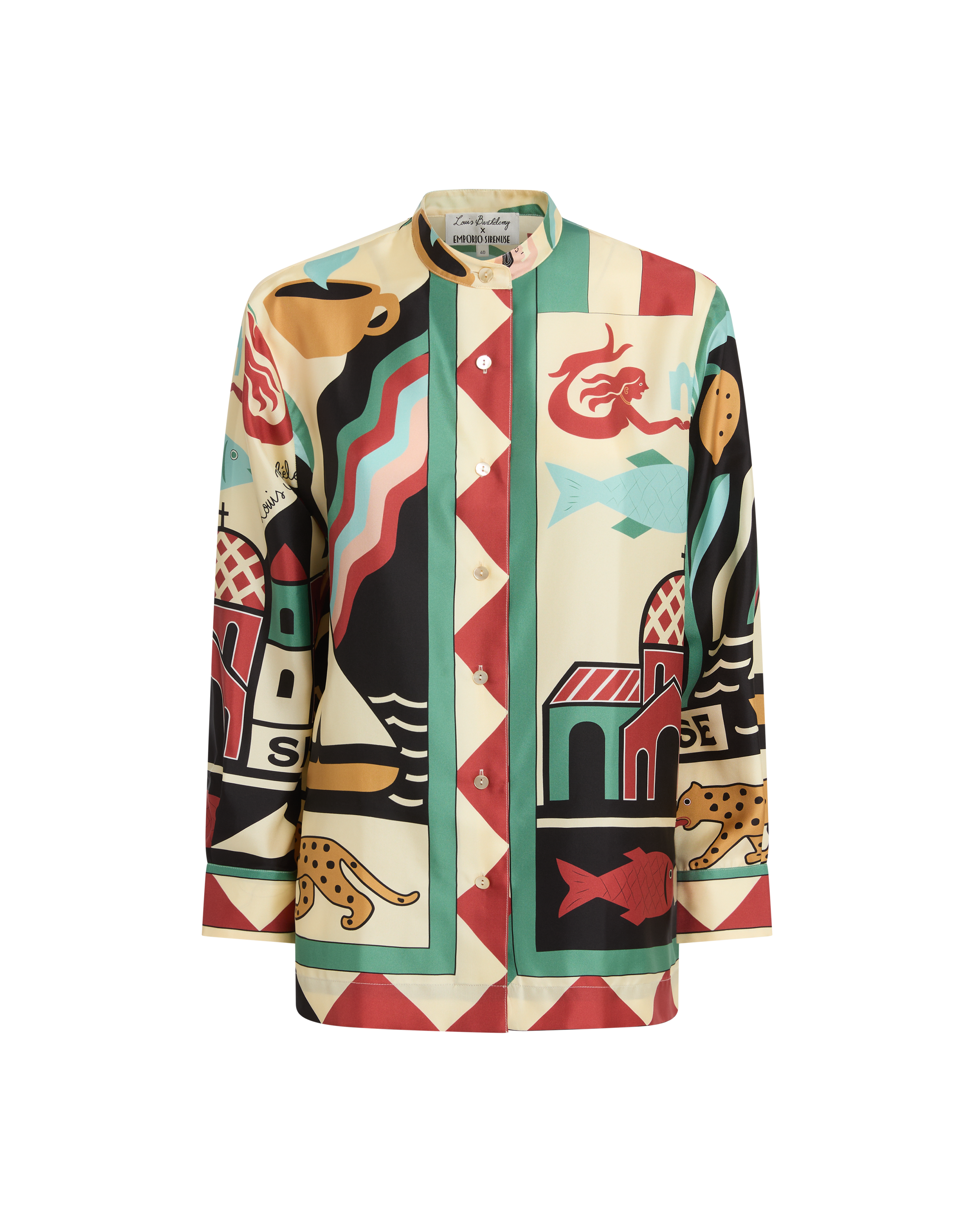 Kelsy Shirt in Louis Barthélemy Print