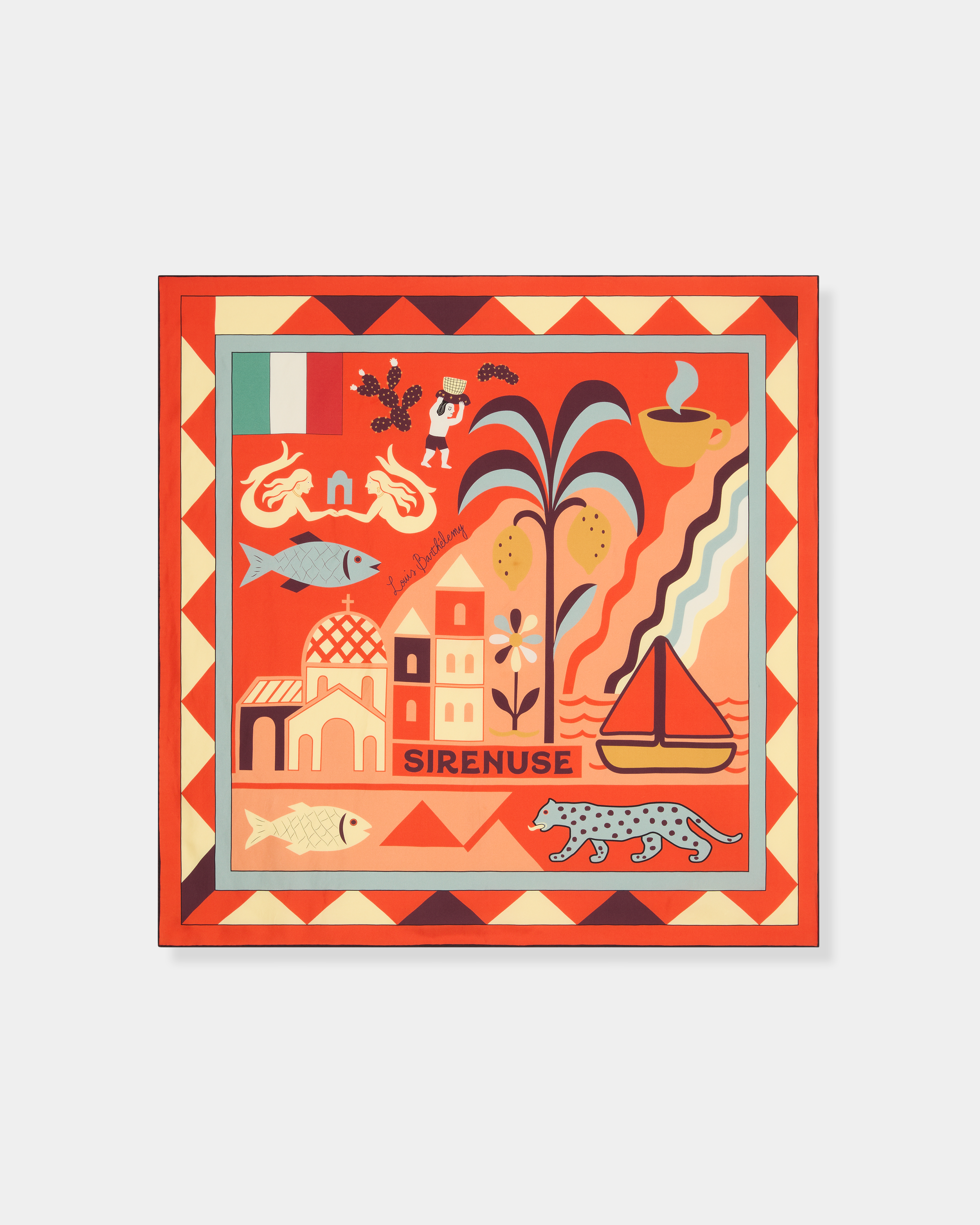 Foulard in Louis Barthélemy Print