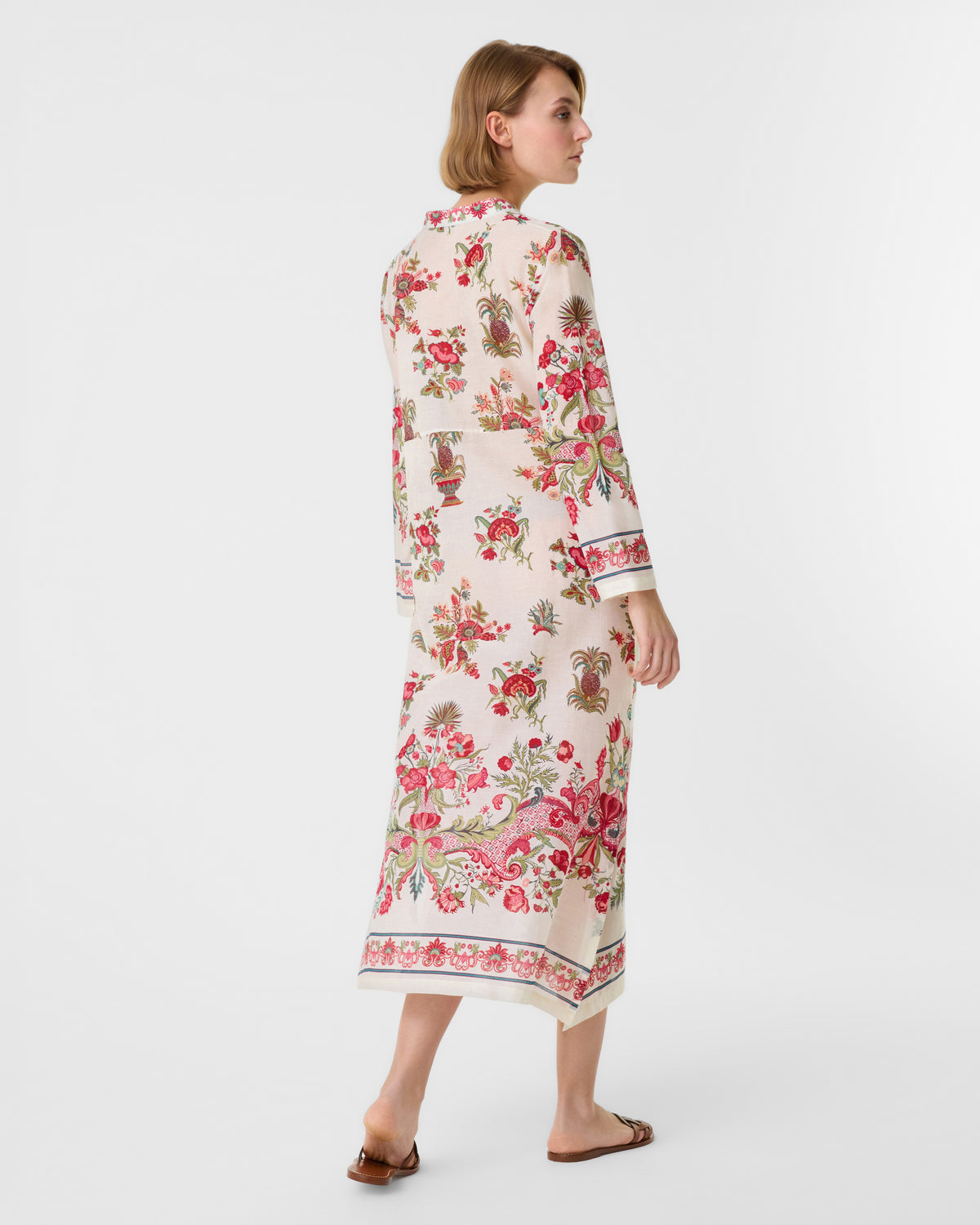 Giada Caftan in Chintz Print
