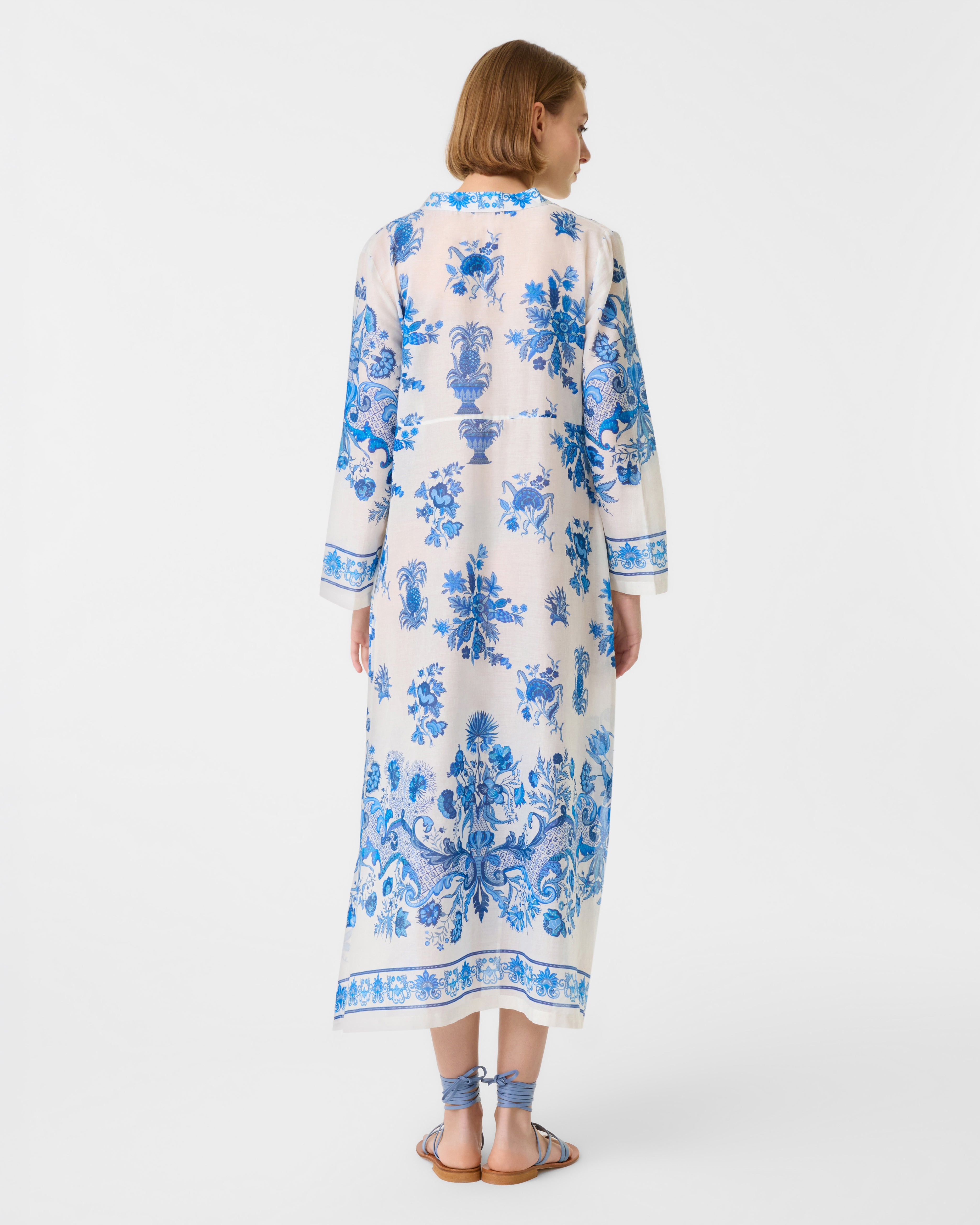Giada Caftan in Chintz Print