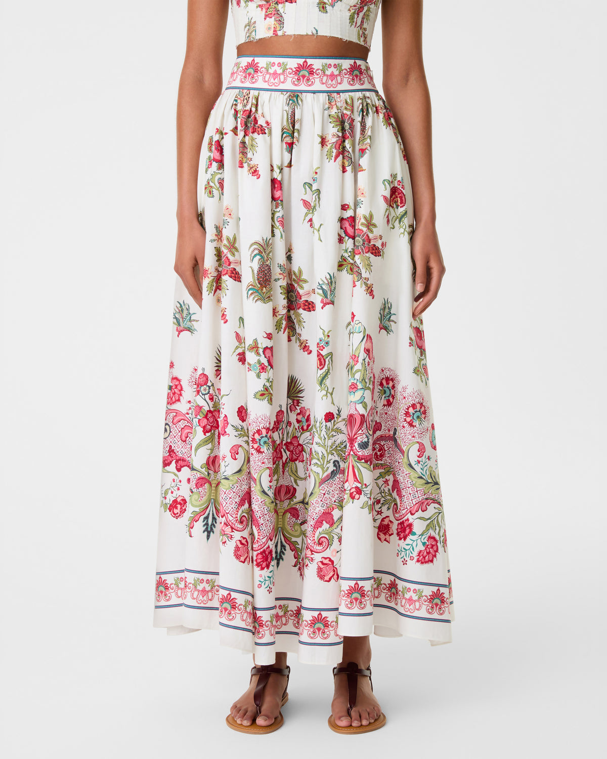 Ombretta Skirt in Chintz Print