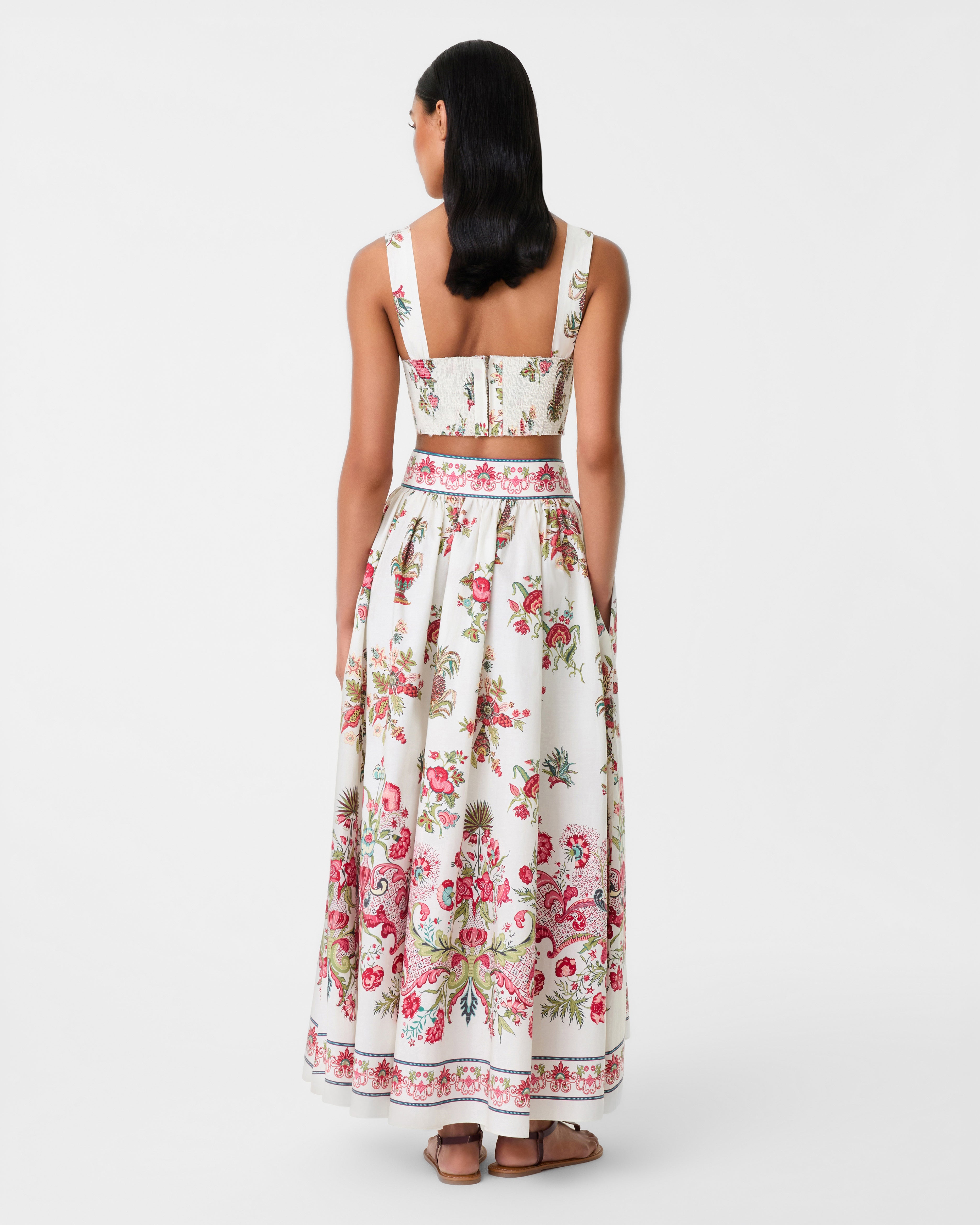 Ombretta Skirt in Chintz Print