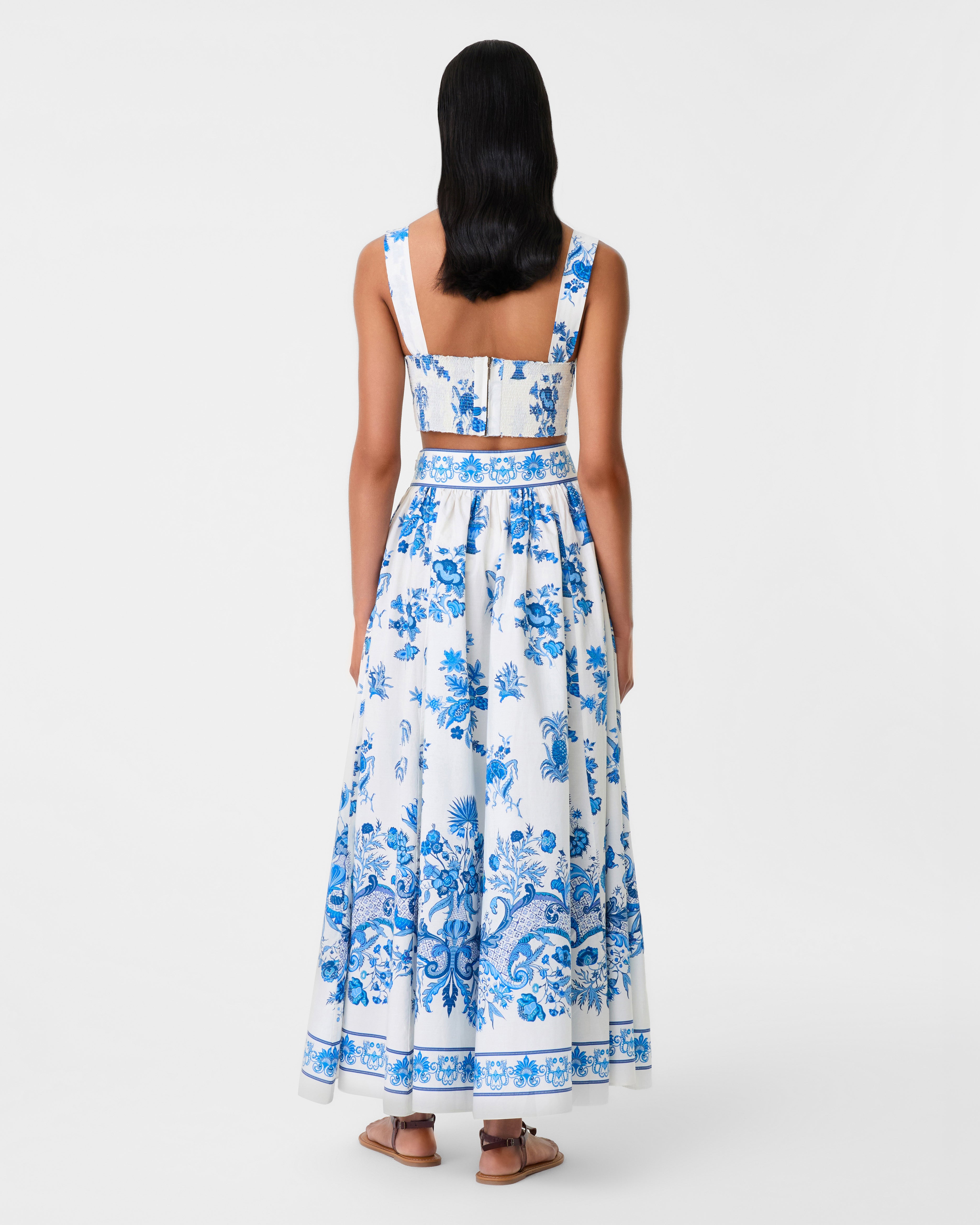 Ombretta Skirt in Chintz Print