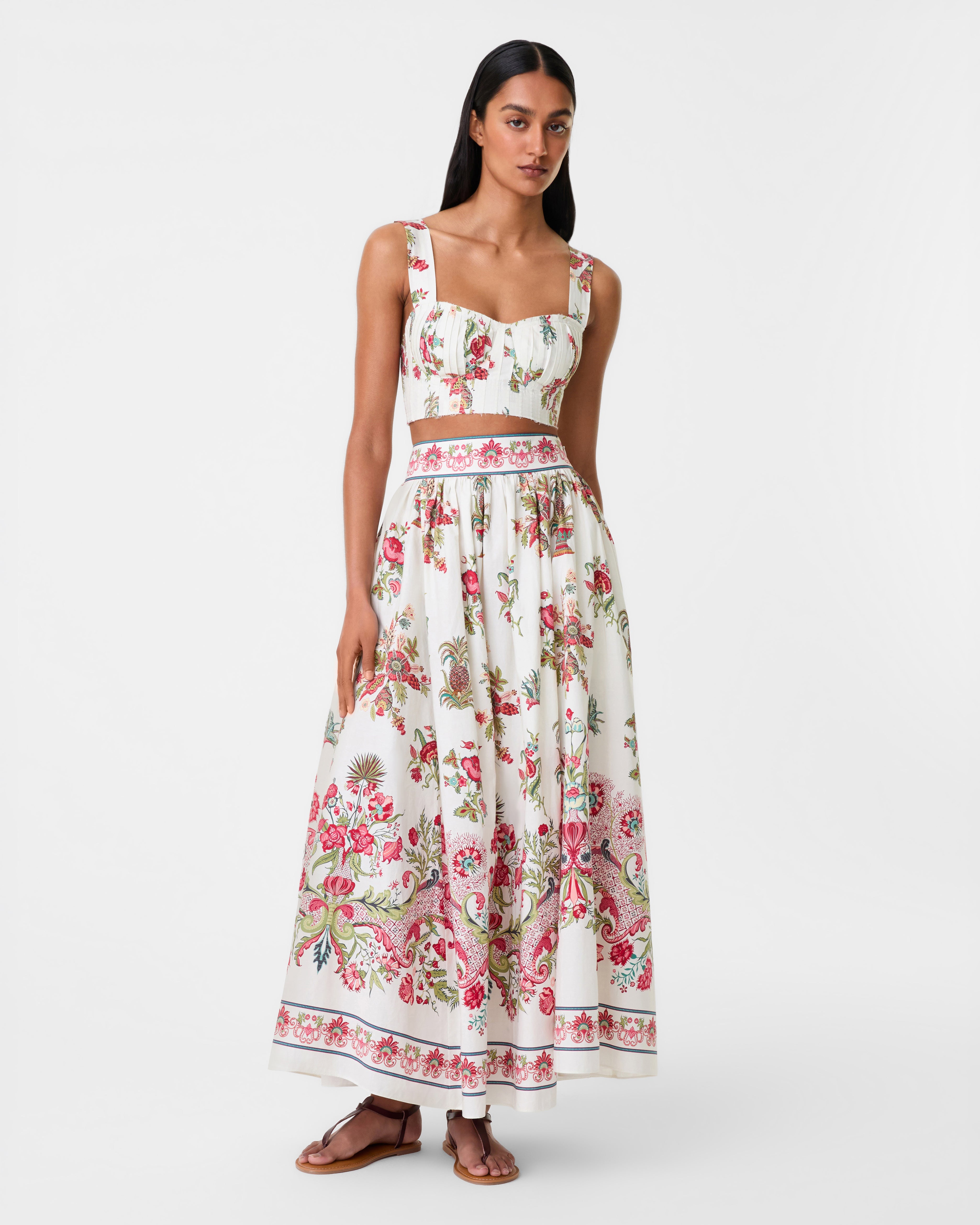 Dalia Top in Chintz Print
