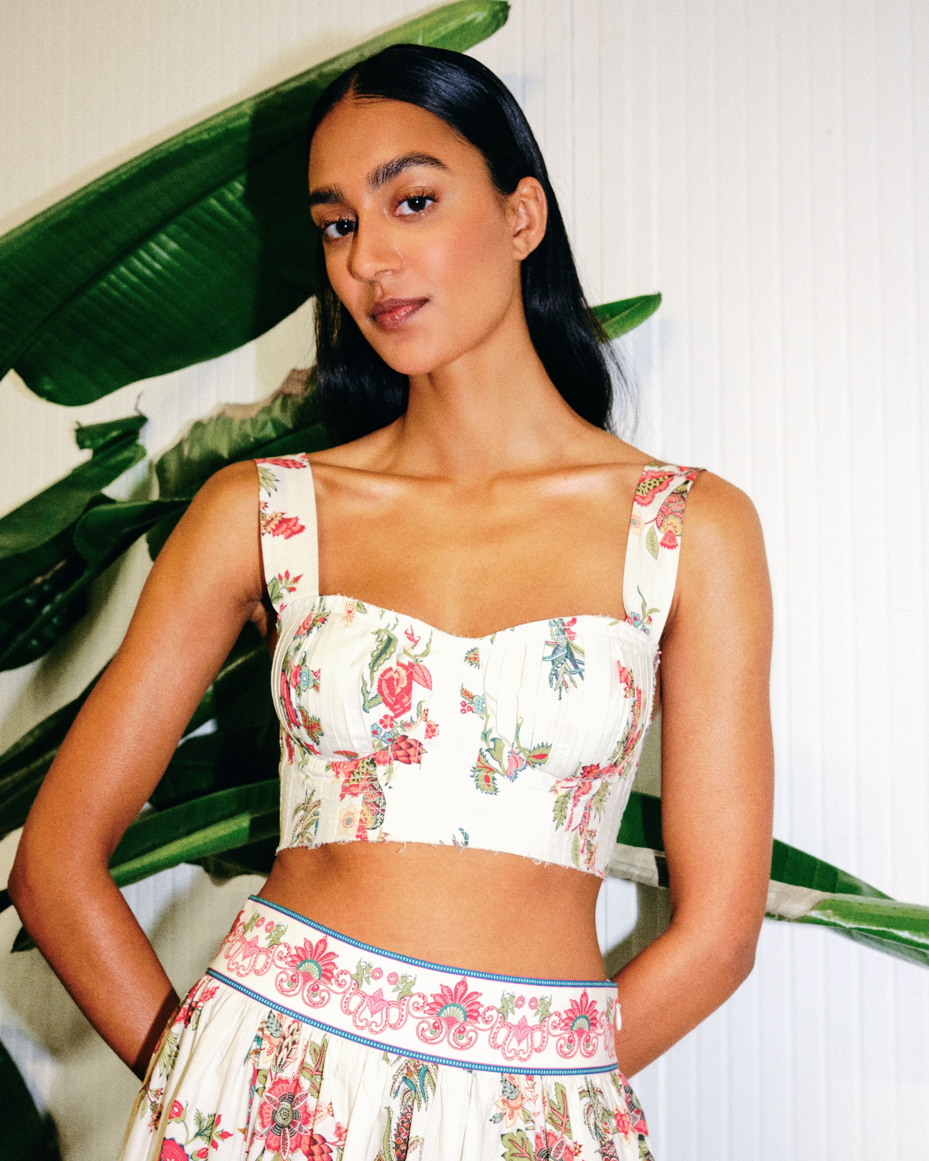 Dalia Top in Chintz Print