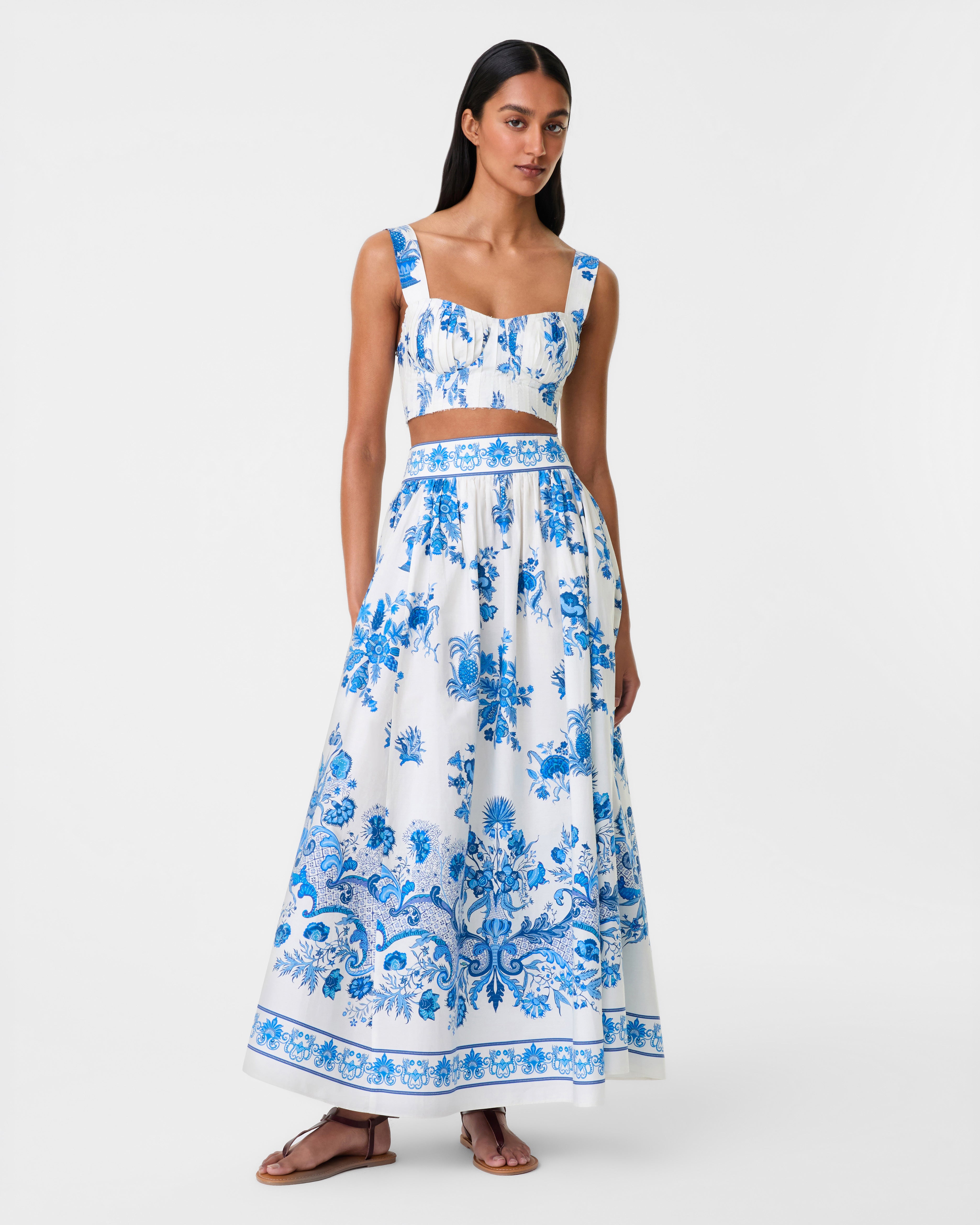 Dalia Top in Chintz Print