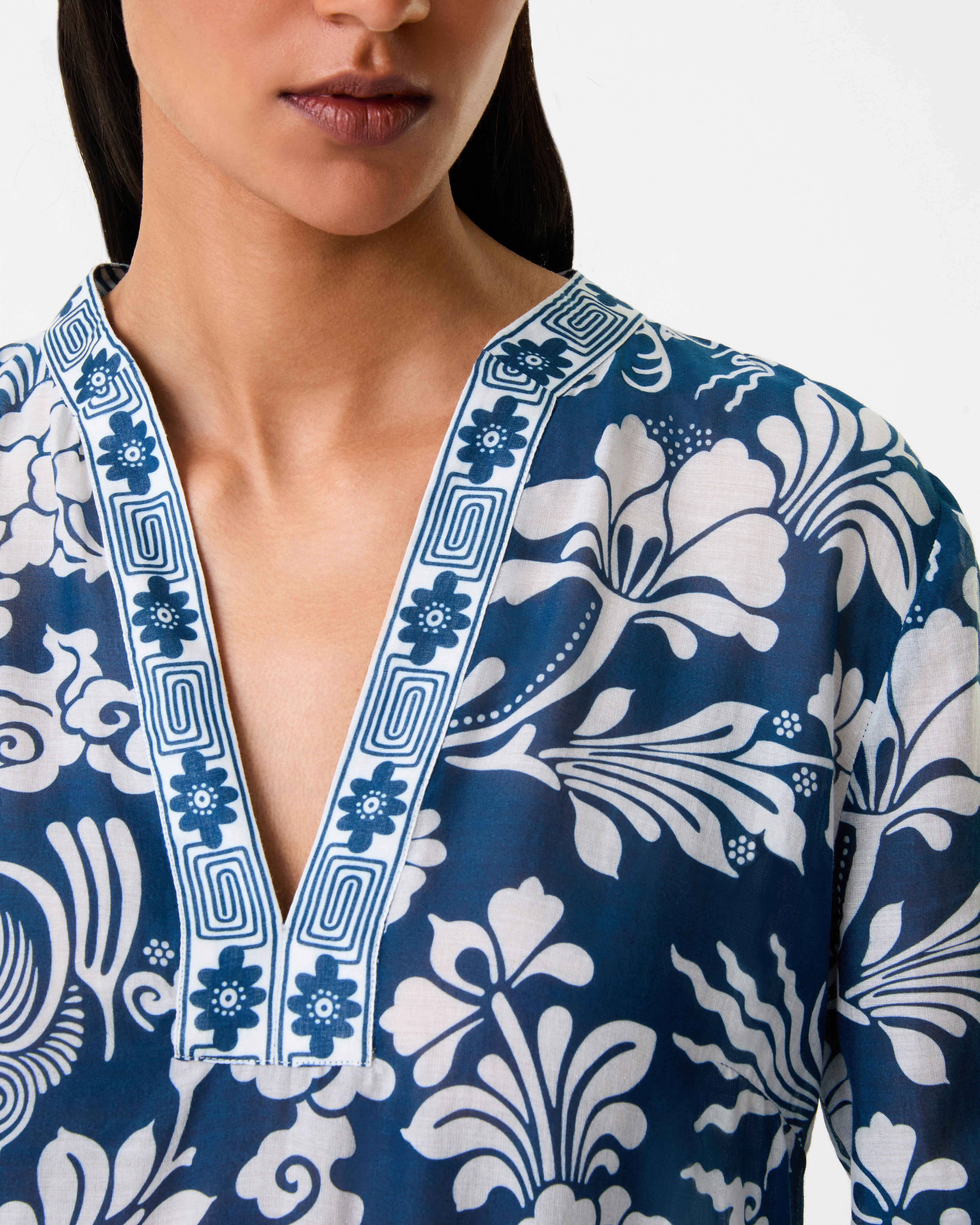 Giada Caftan in Eastern Dream Print