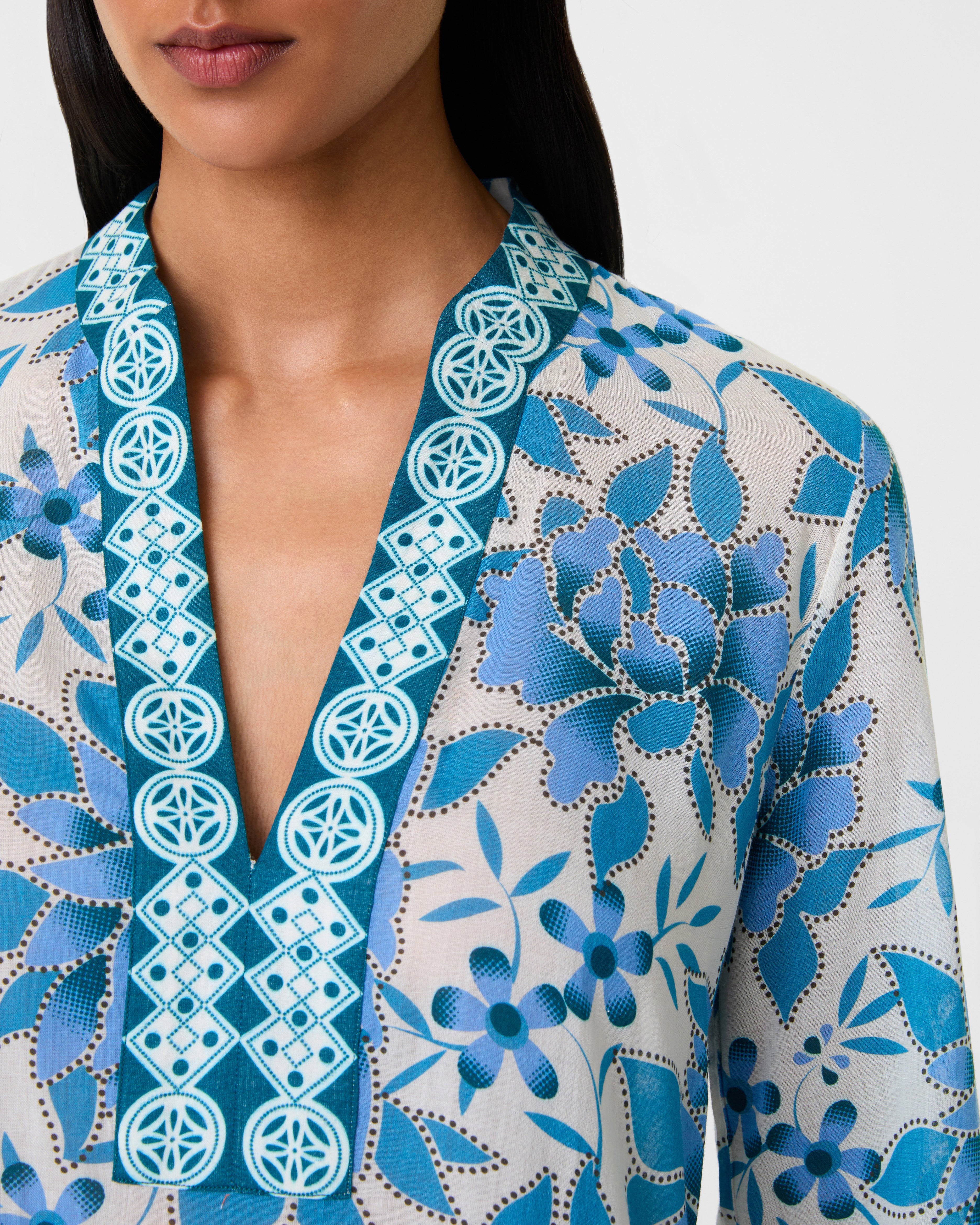 Jenna Caftan in Eastern Dream Print