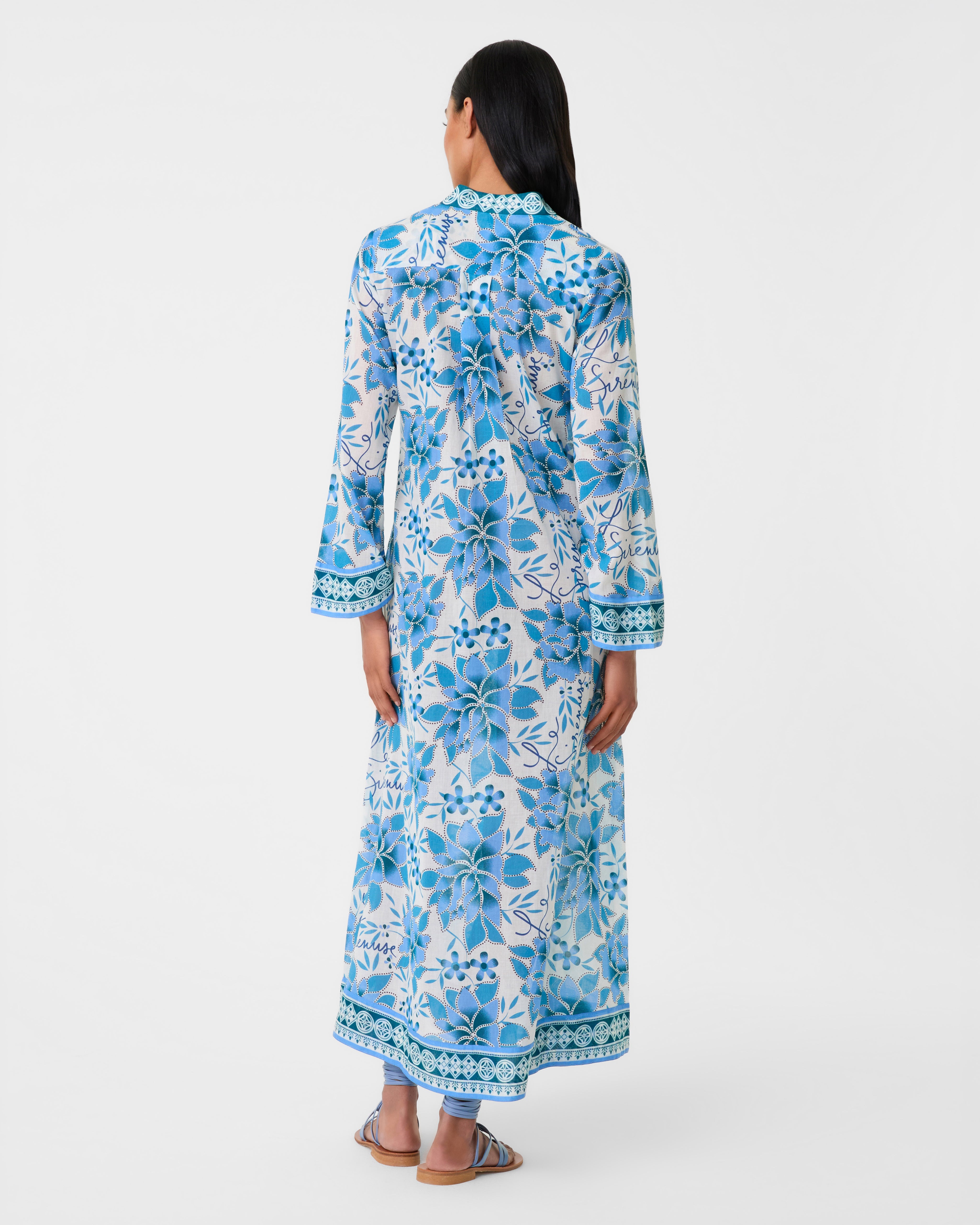 Jenna Caftan in Eastern Dream Print