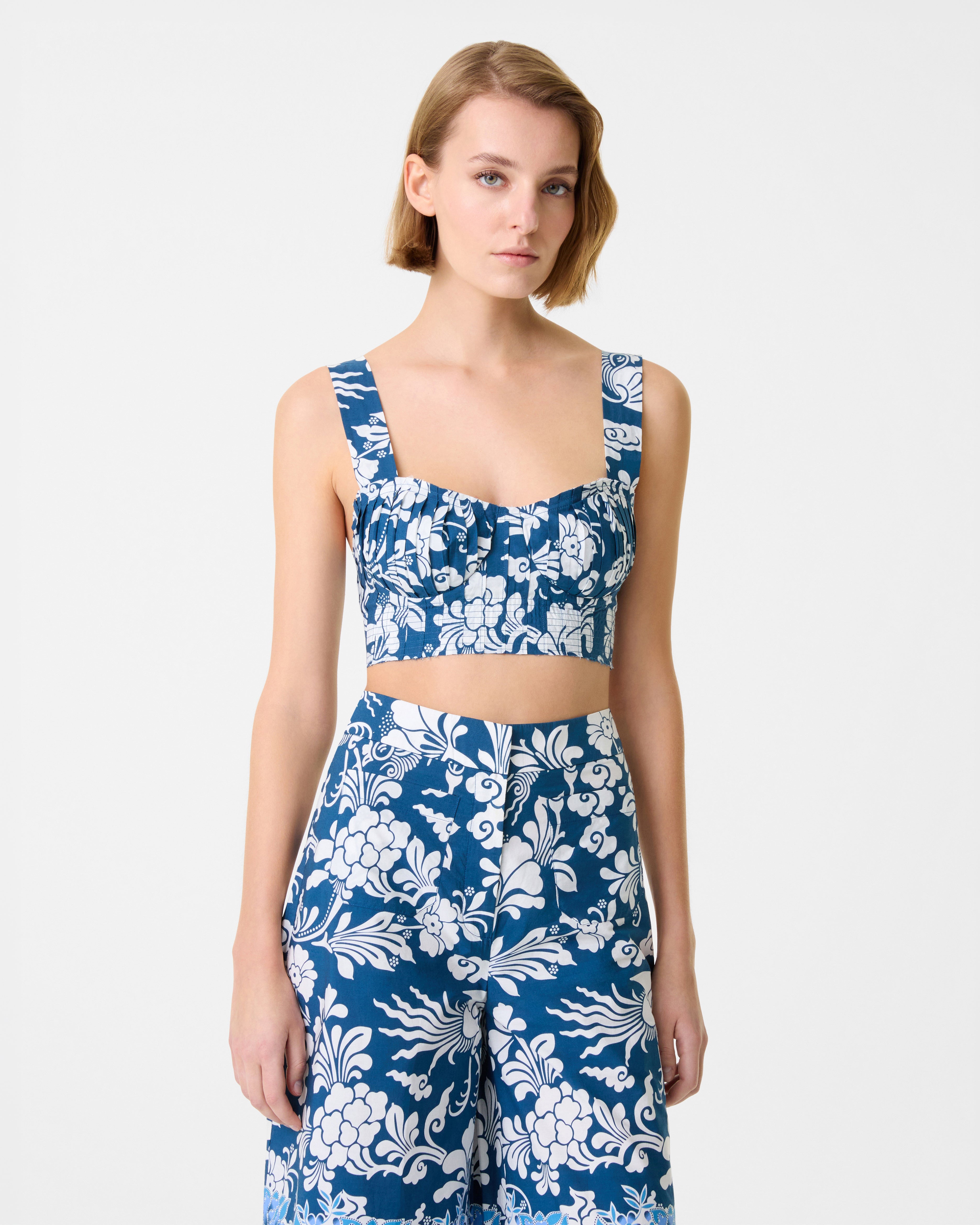 Dalia Top in Eastern Dream Print