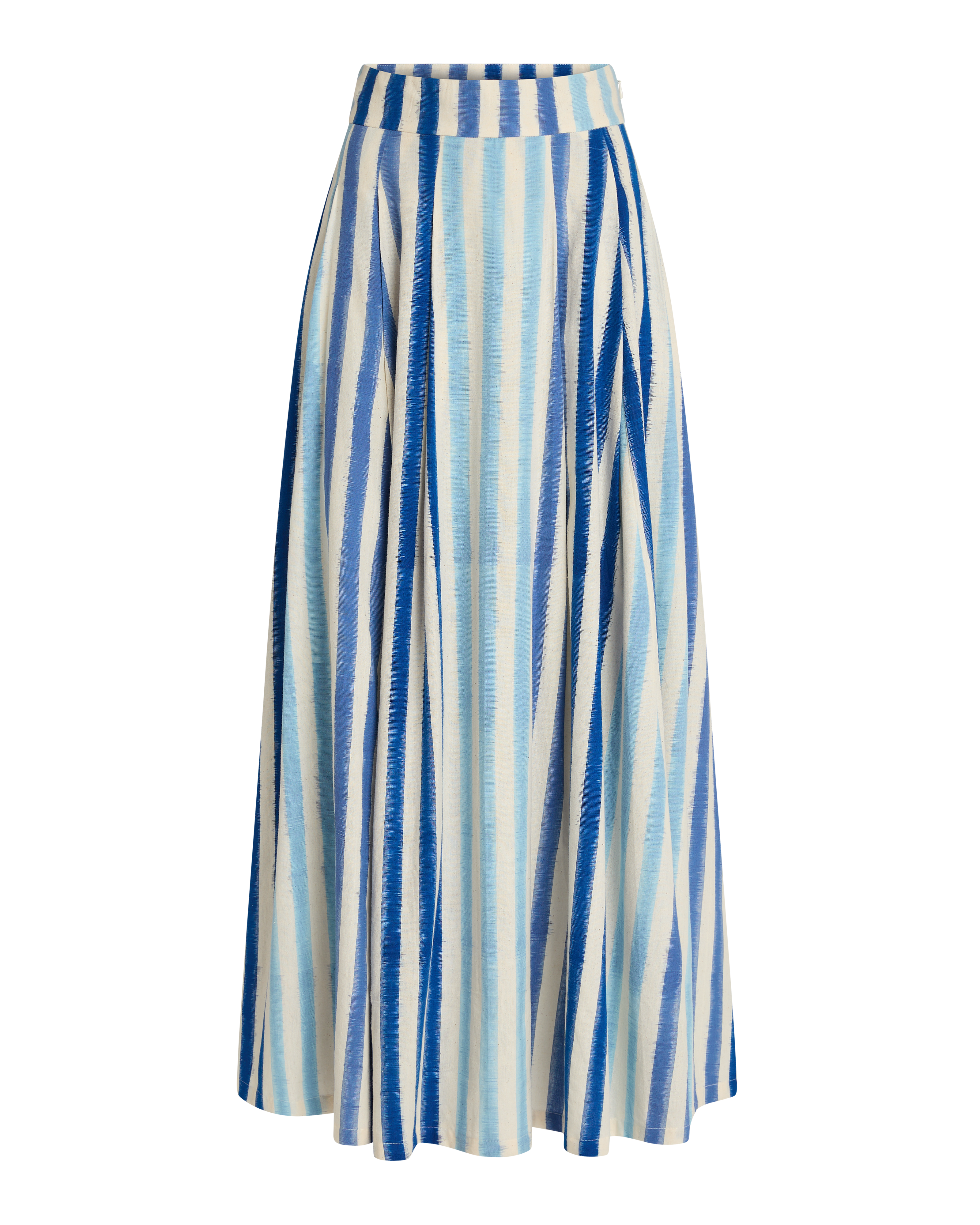 Flaminia Skirt in Ikat Stripes