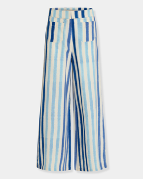 Adele Trousers in Ikat Stripes