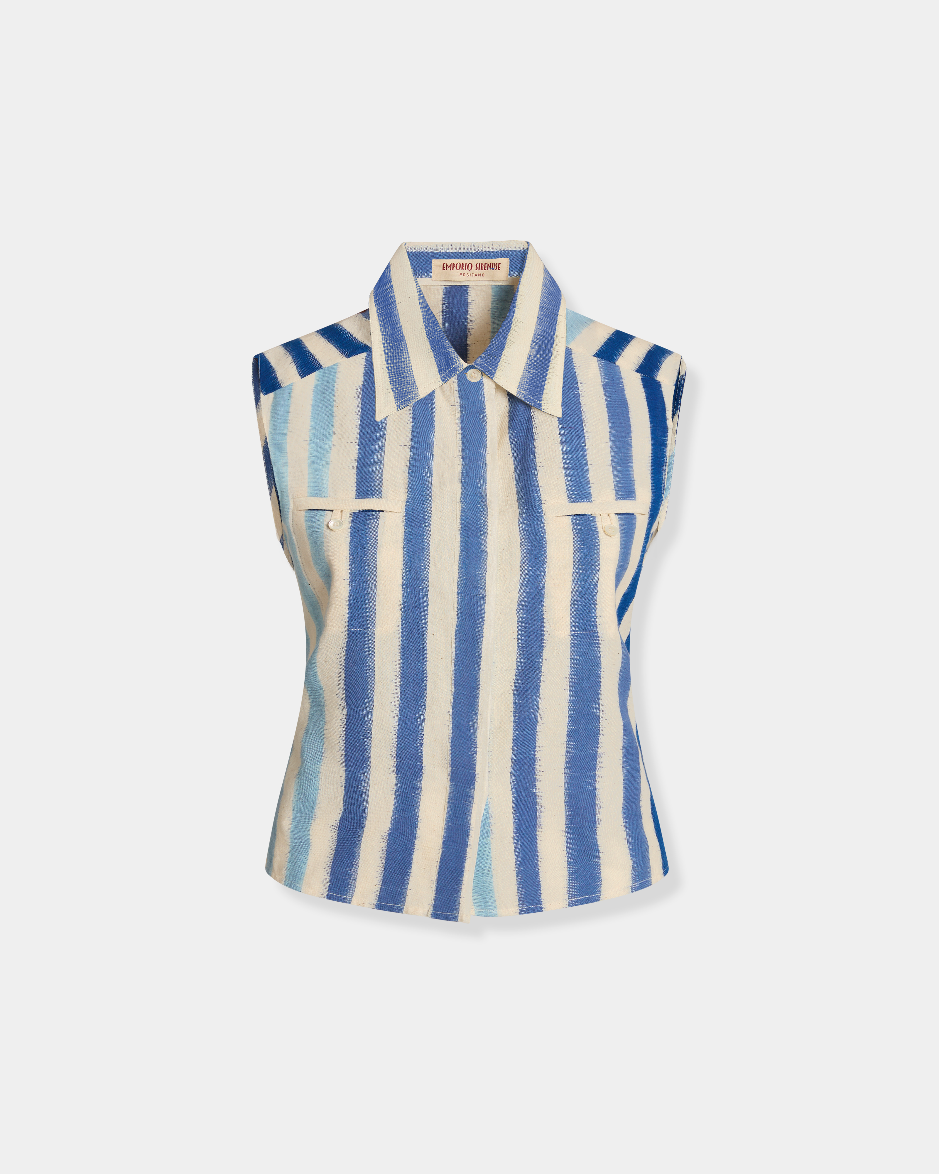 Ylenia Top in Ikat Stripes