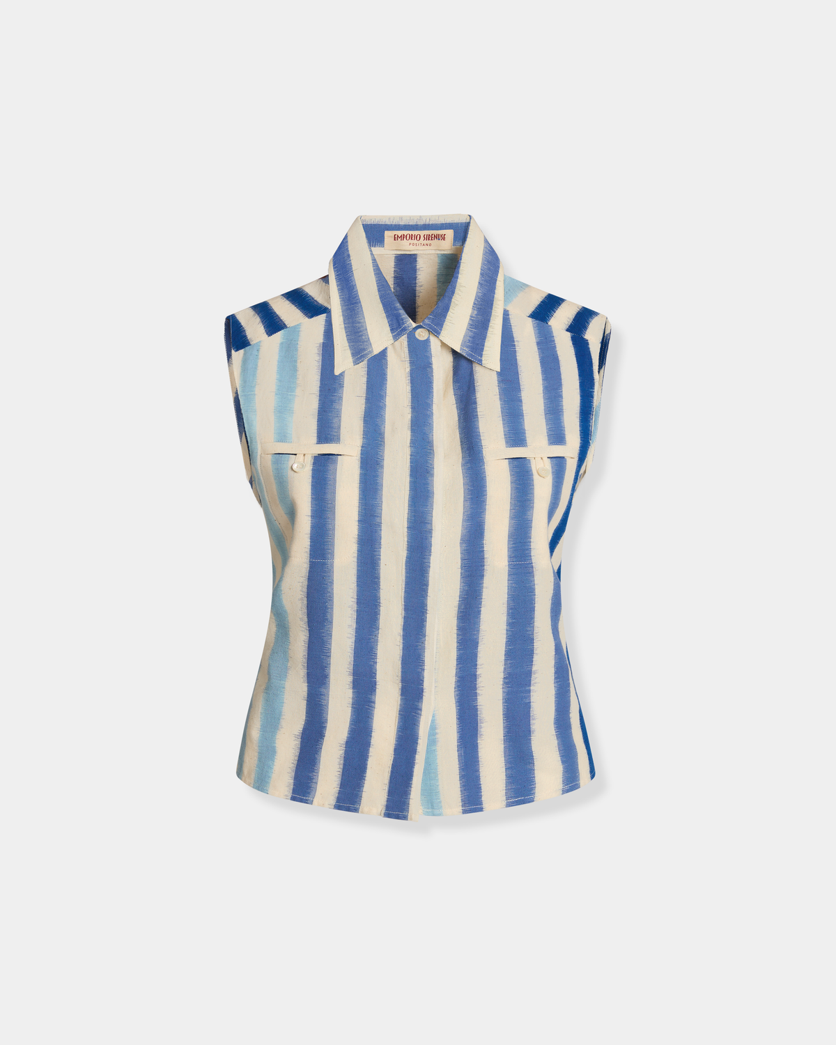 Ylenia Top in Ikat Stripes
