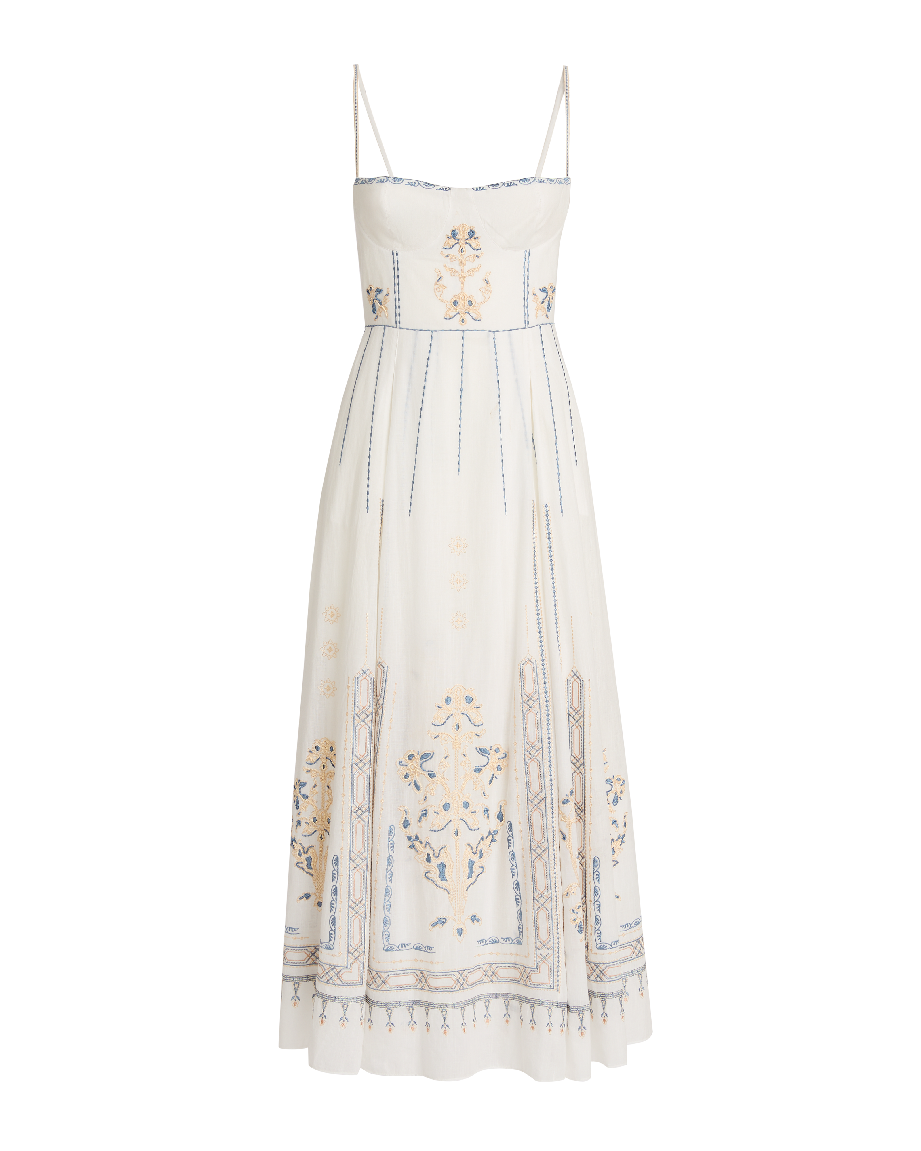 Valya Dress with Lace Embroidery