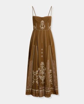 Valya Dress with Lace Embroidery