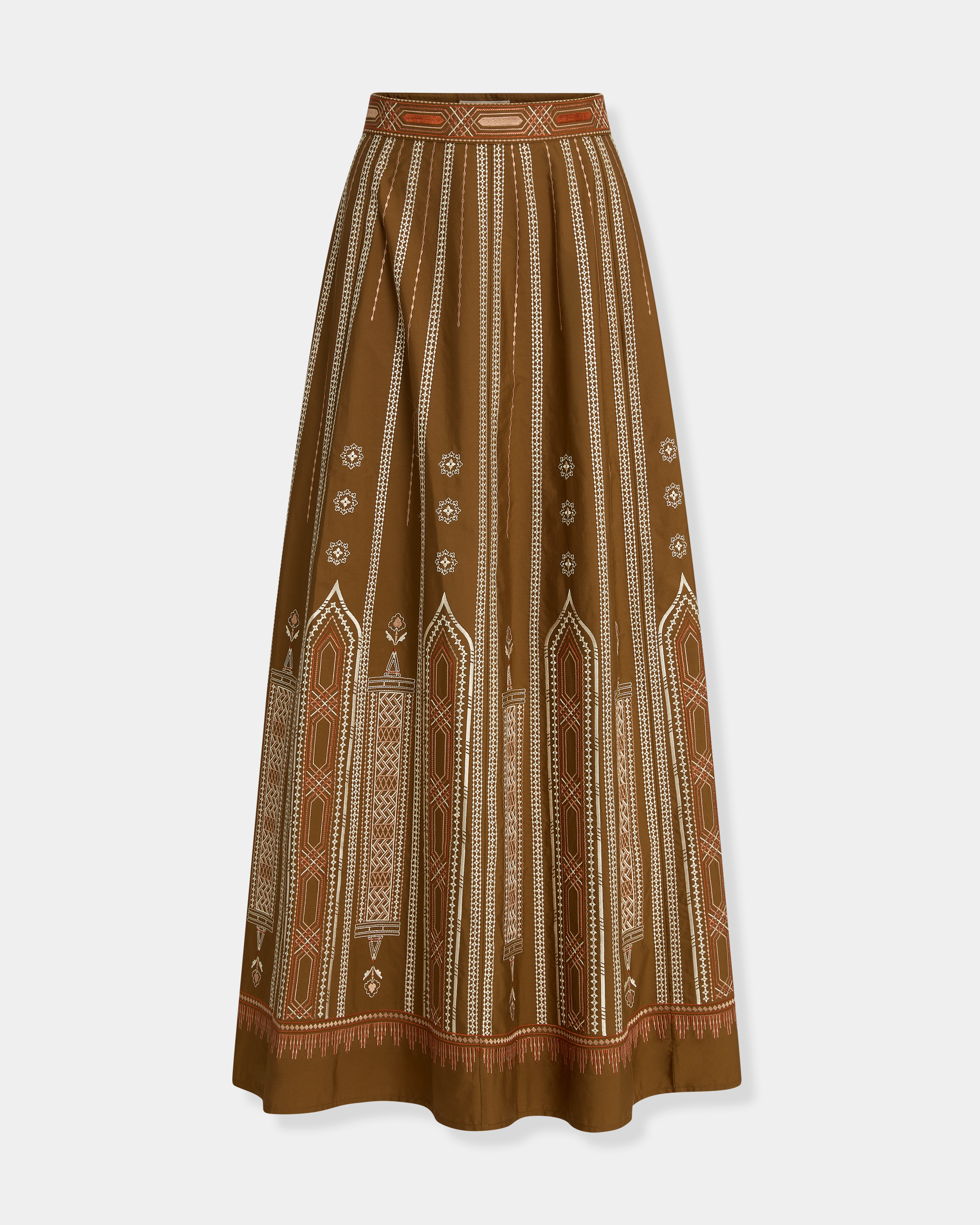 Camille Skirt with Lace Embroidery