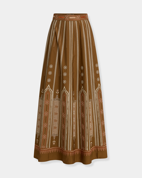 Camille Skirt with Lace Embroidery