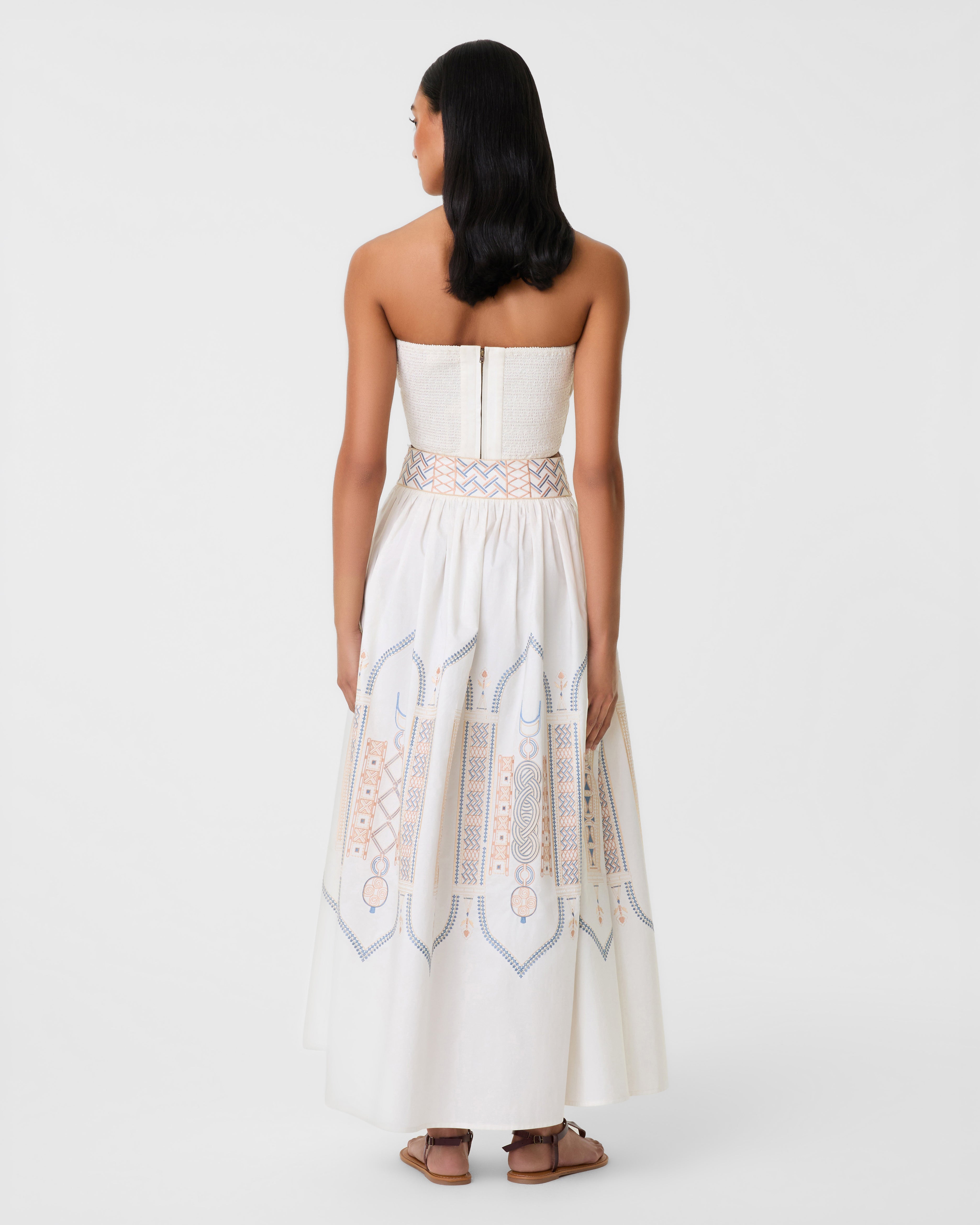Flavia Top with Lace Embroidery
