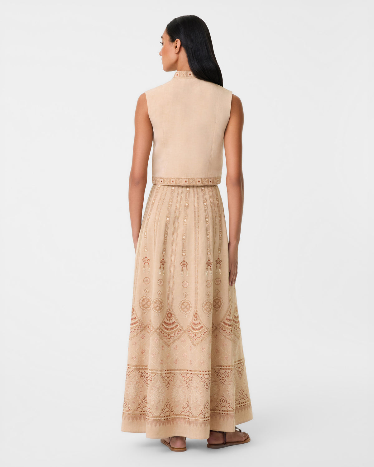 Camille Skirt with Meridiana Embroidery