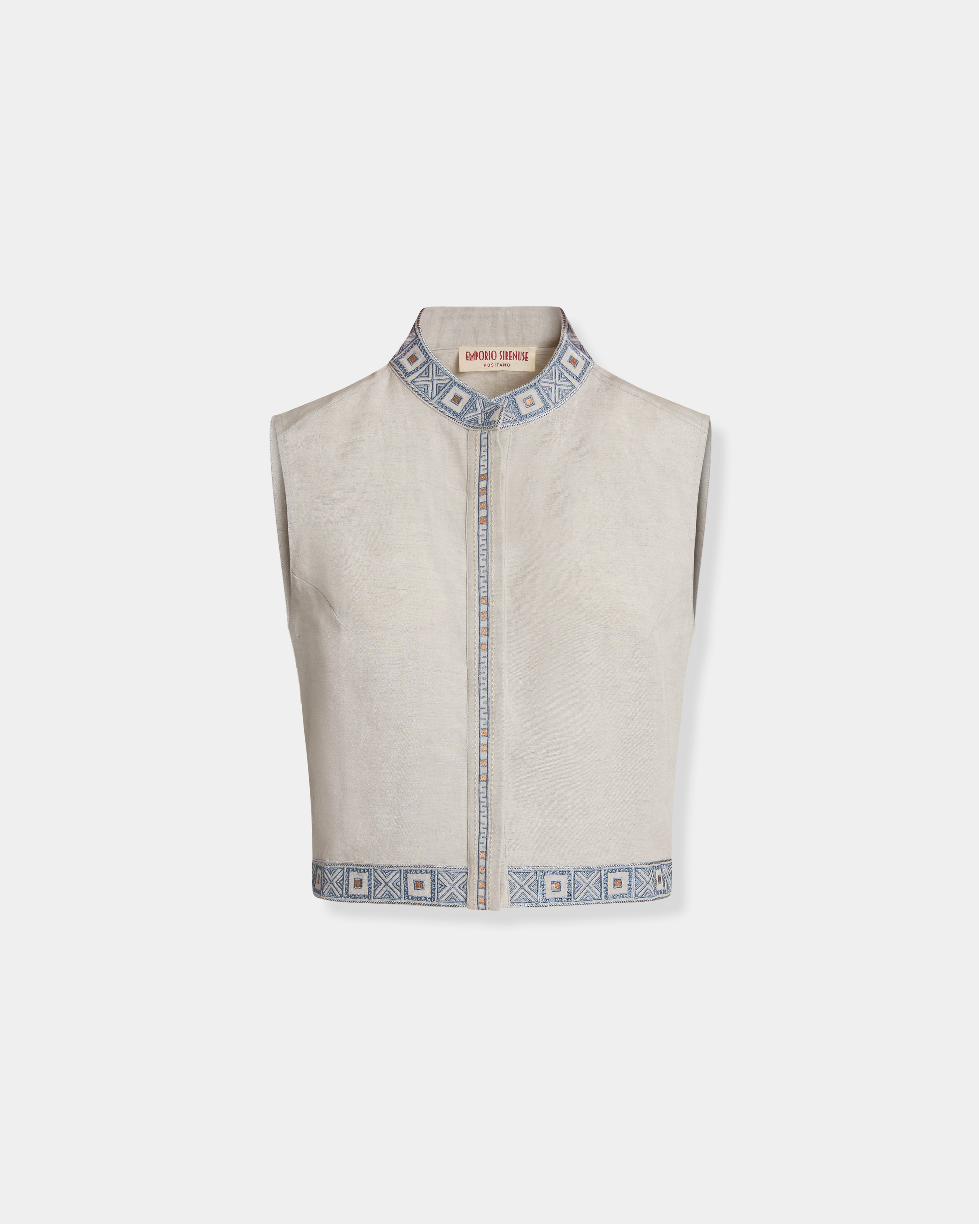 Andorra Top with Meridiana Embroidery