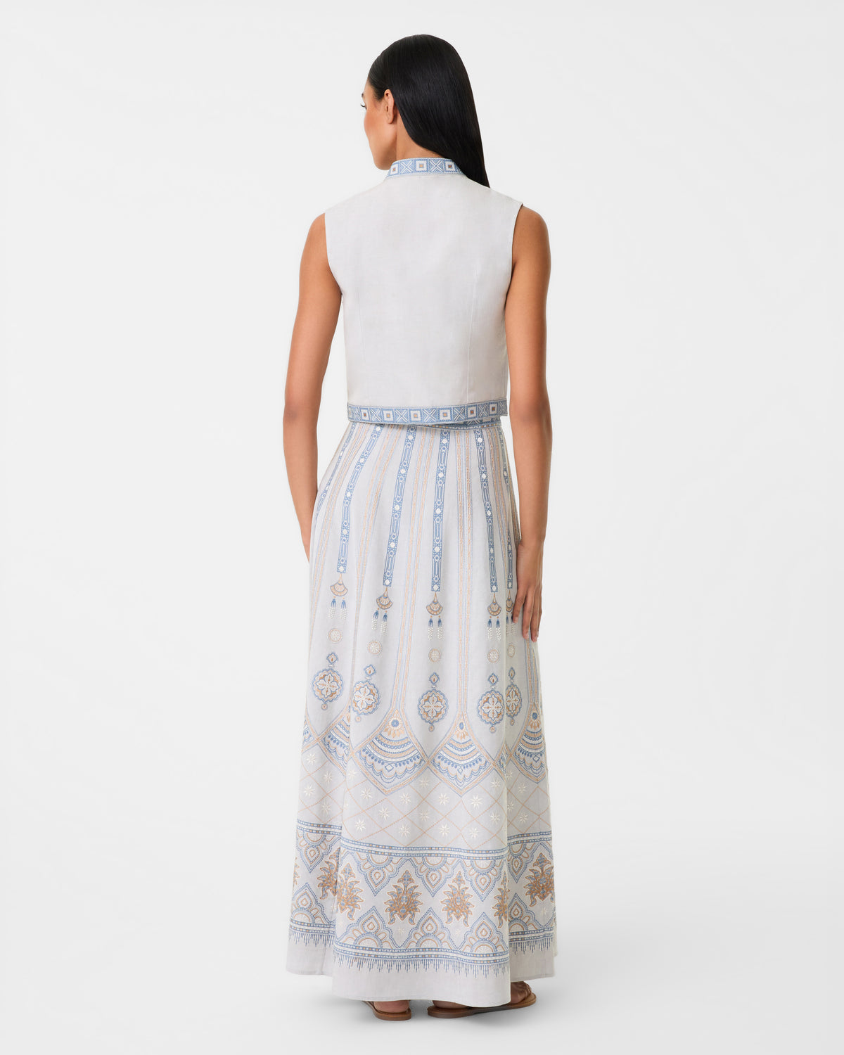 Andorra Top with Meridiana Embroidery