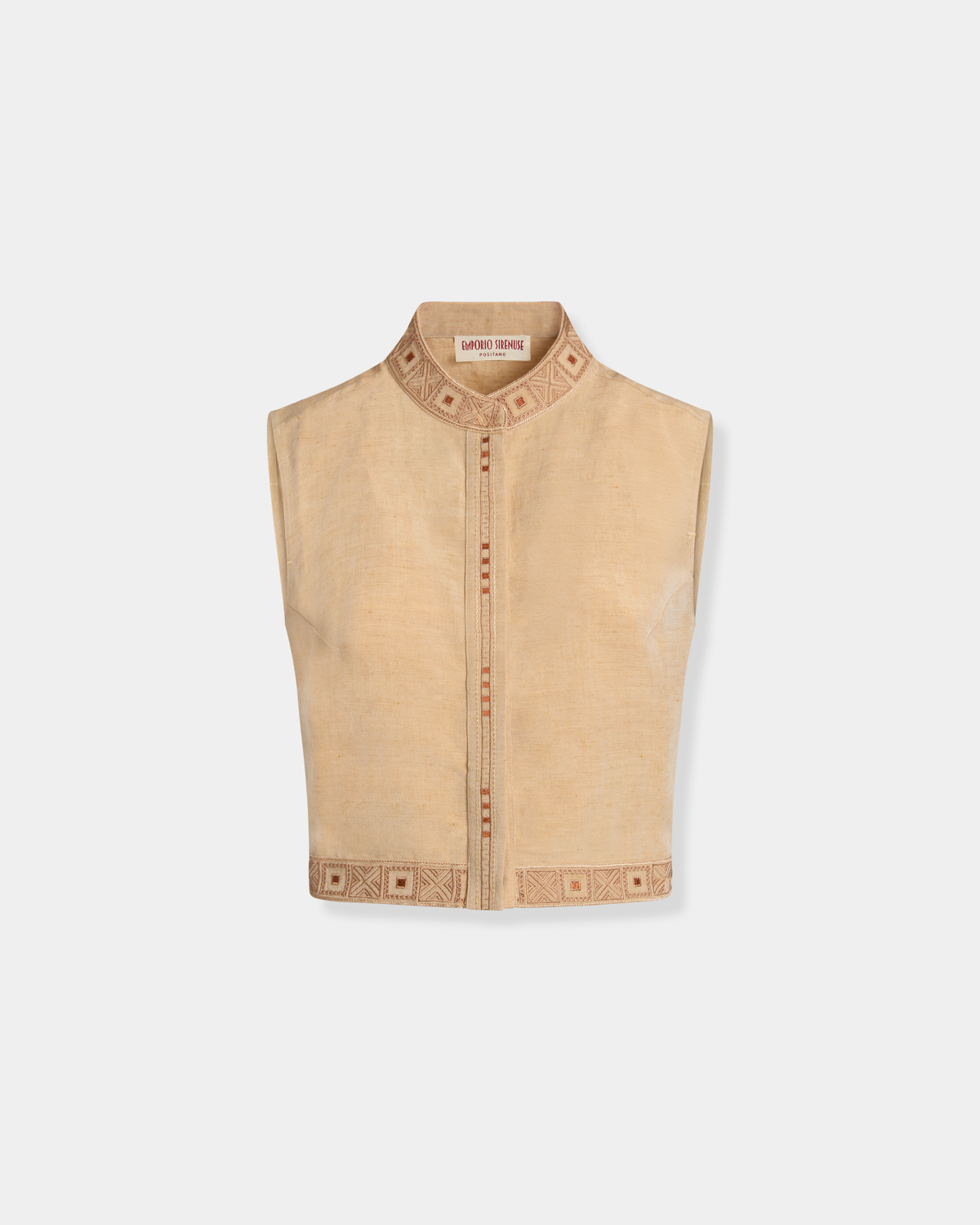Andorra Top with Meridiana Embroidery