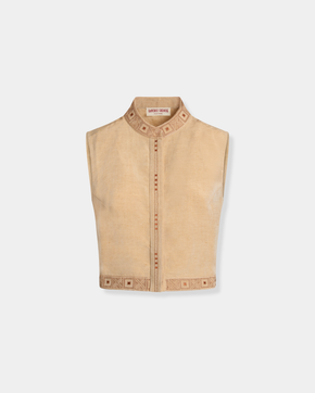 Andorra Top with Meridiana Embroidery