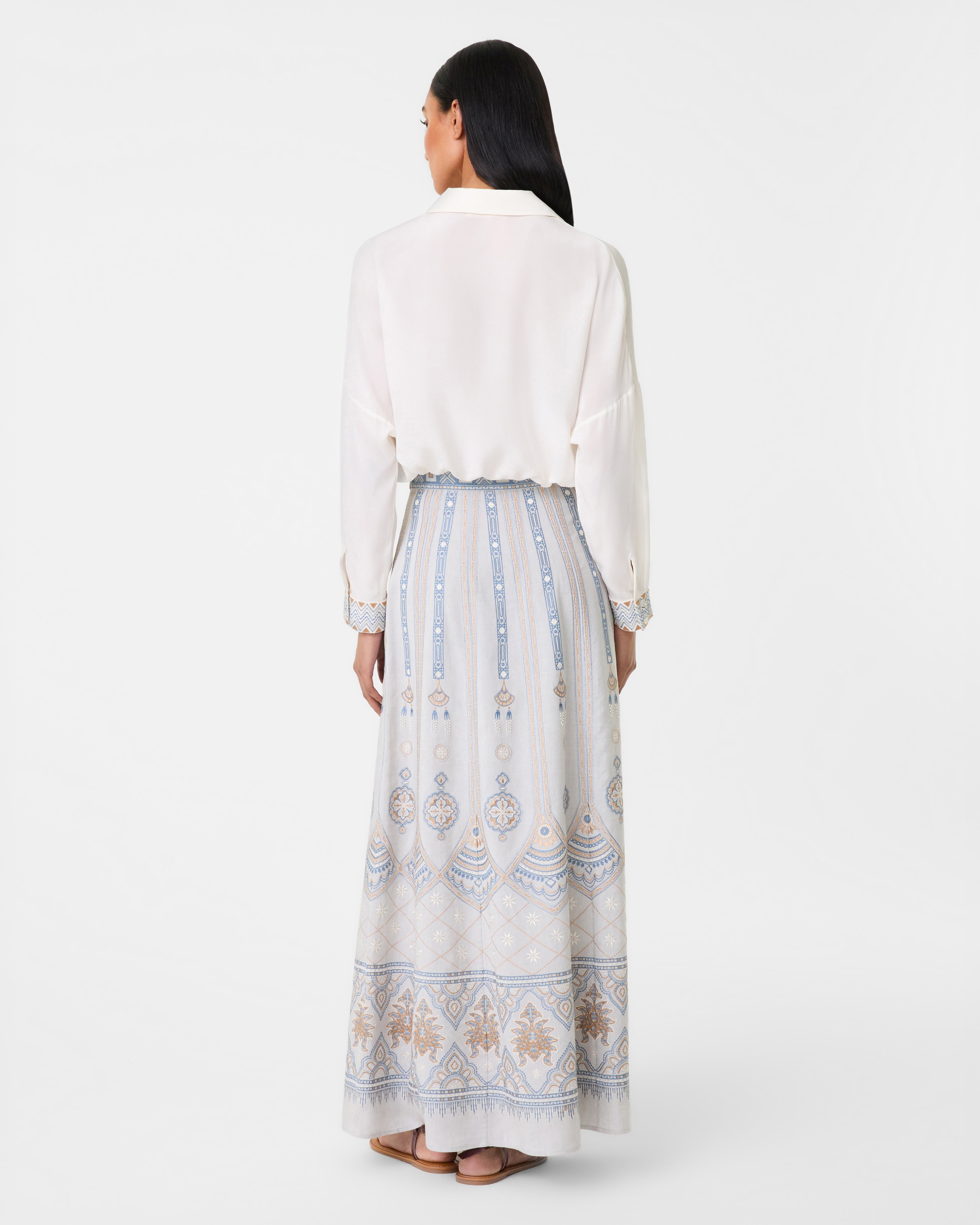 Minerva Top with Meridiana Embroidery