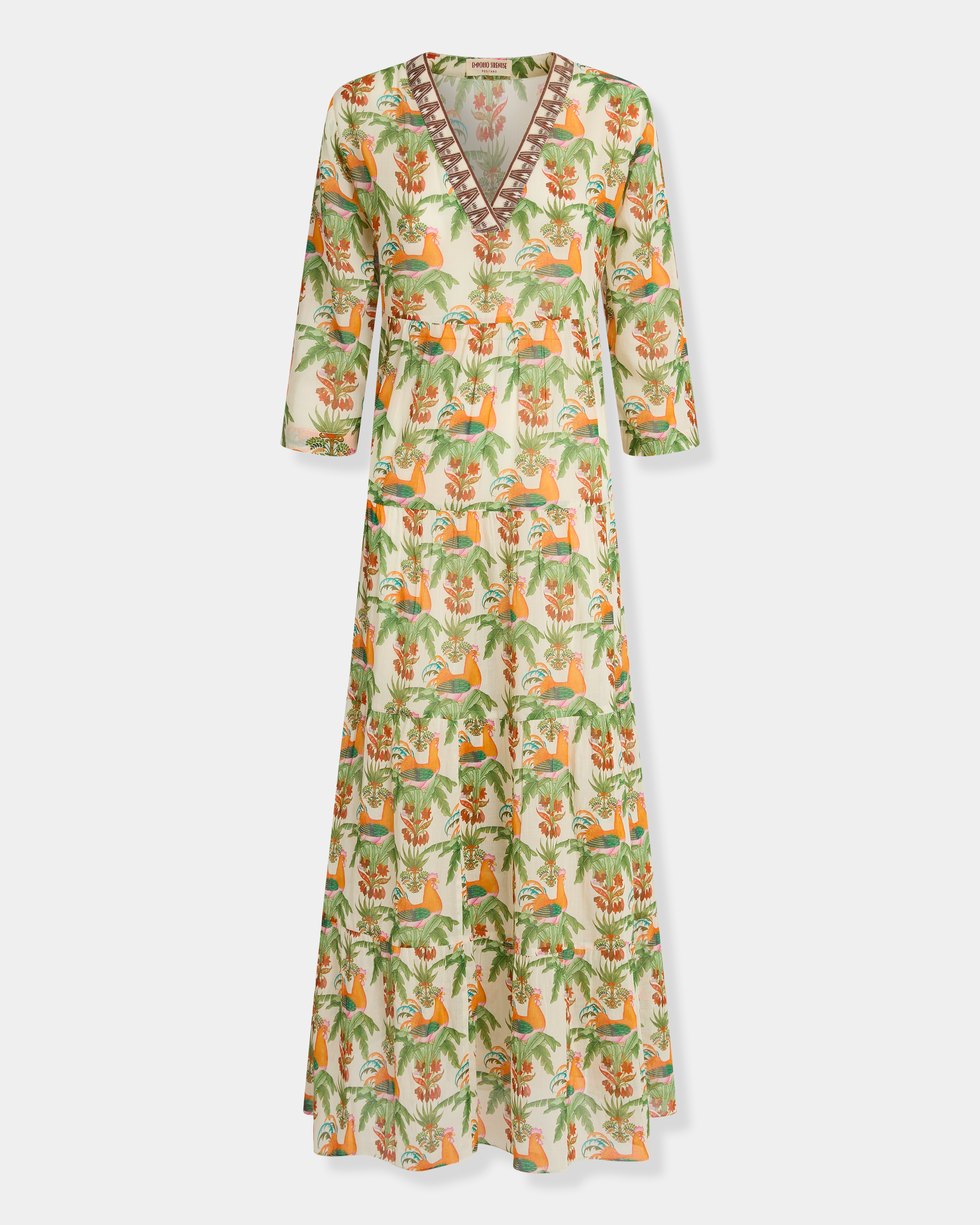Alba Caftan in Midsummer Print