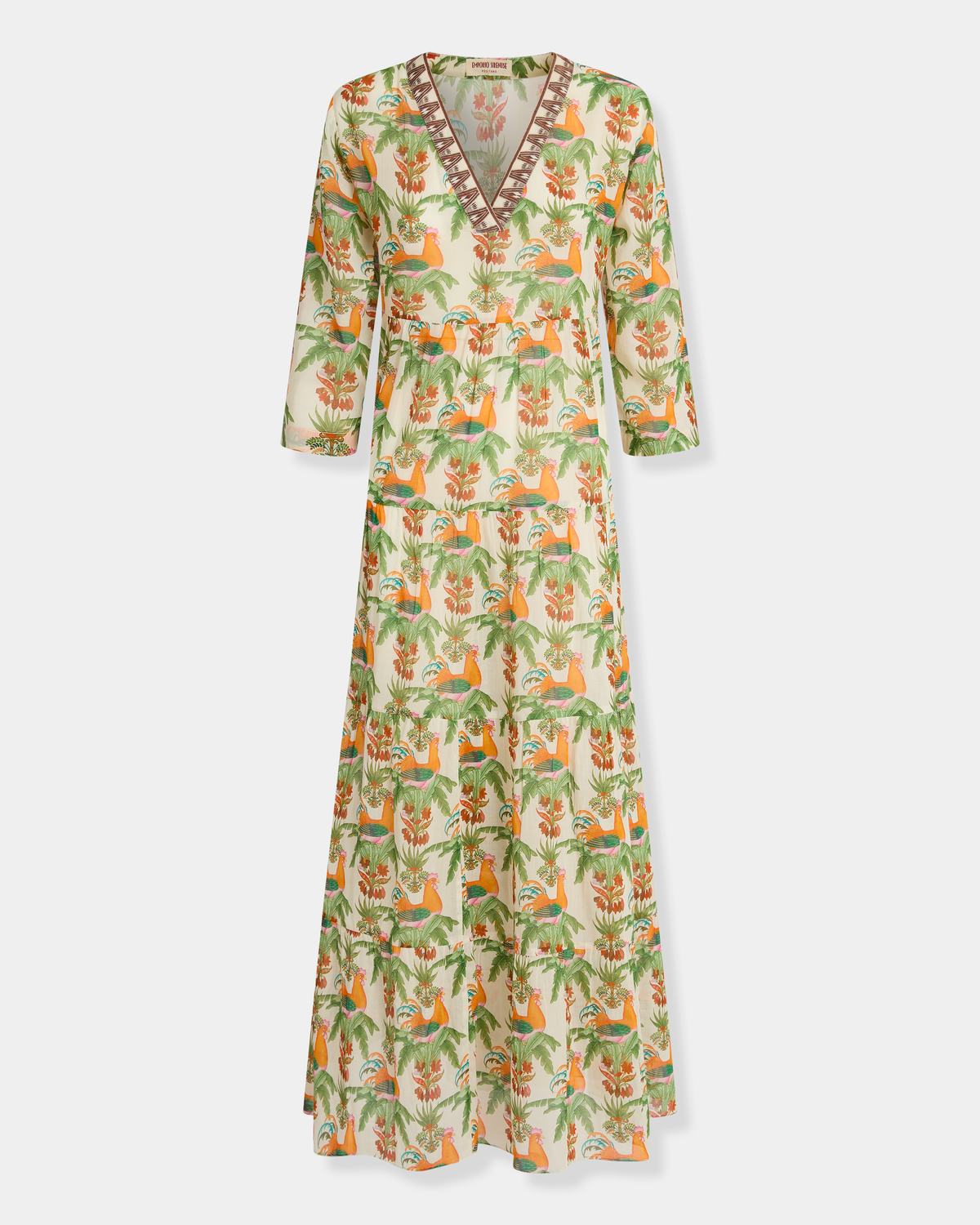Alba Caftan in Midsummer Print