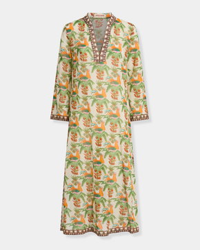 Giada Caftan in Midsummer Print