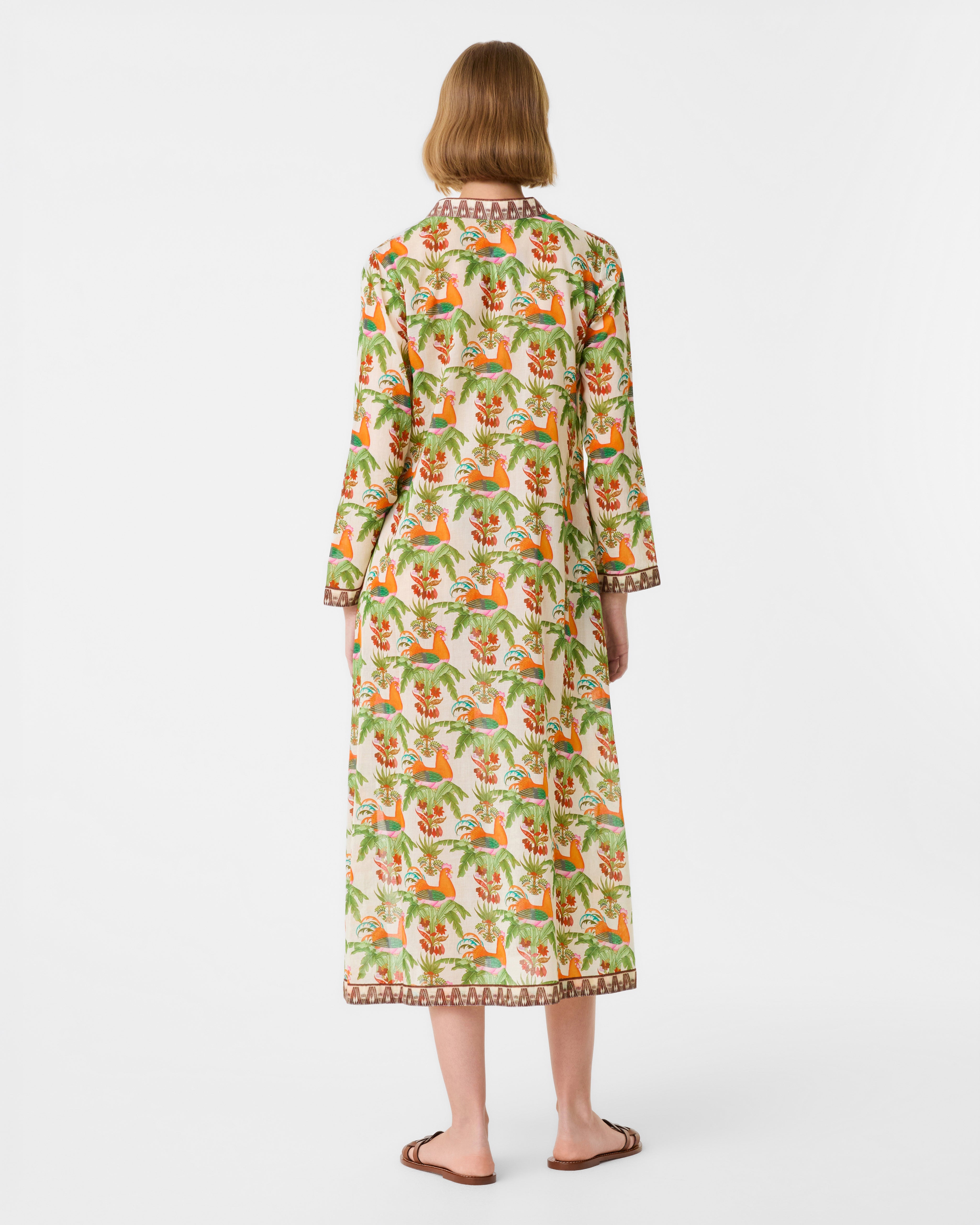 Giada Caftan in Midsummer Print